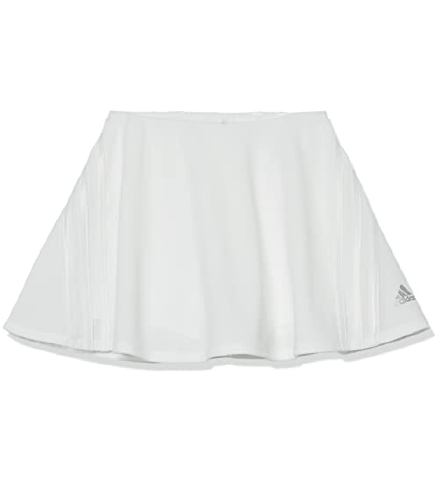 adidas Girls' White 3 Stripe Skort - Size Medium - Buy Online on GoSupps.com