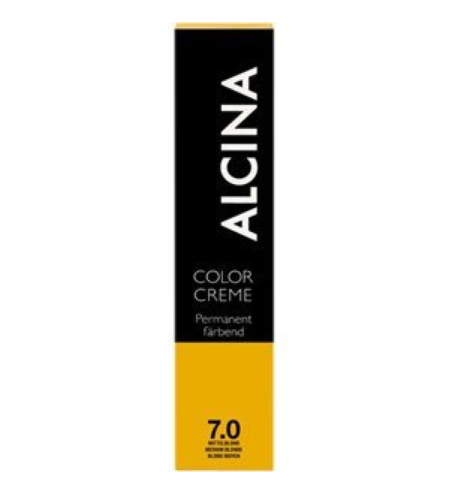 Alcina Color Cream Permanent Coloring 94 Light Blonde Copper 60 ml