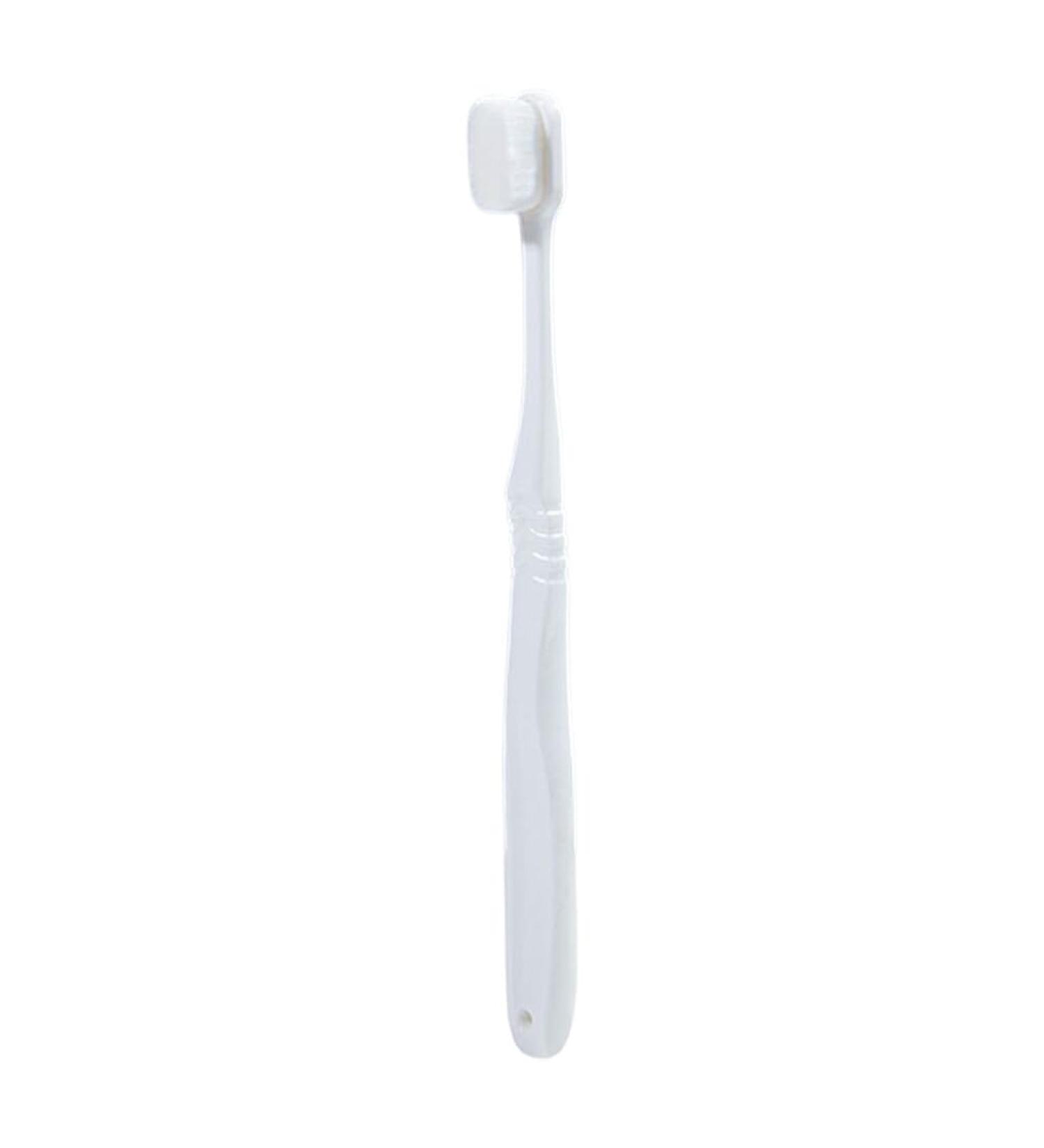 lmoikesz Hairy Toothbrush - Premium Oral Care Tool | Travel-Friendly Bath Accessories for Adults | White - Buy Online on GoSupps.com