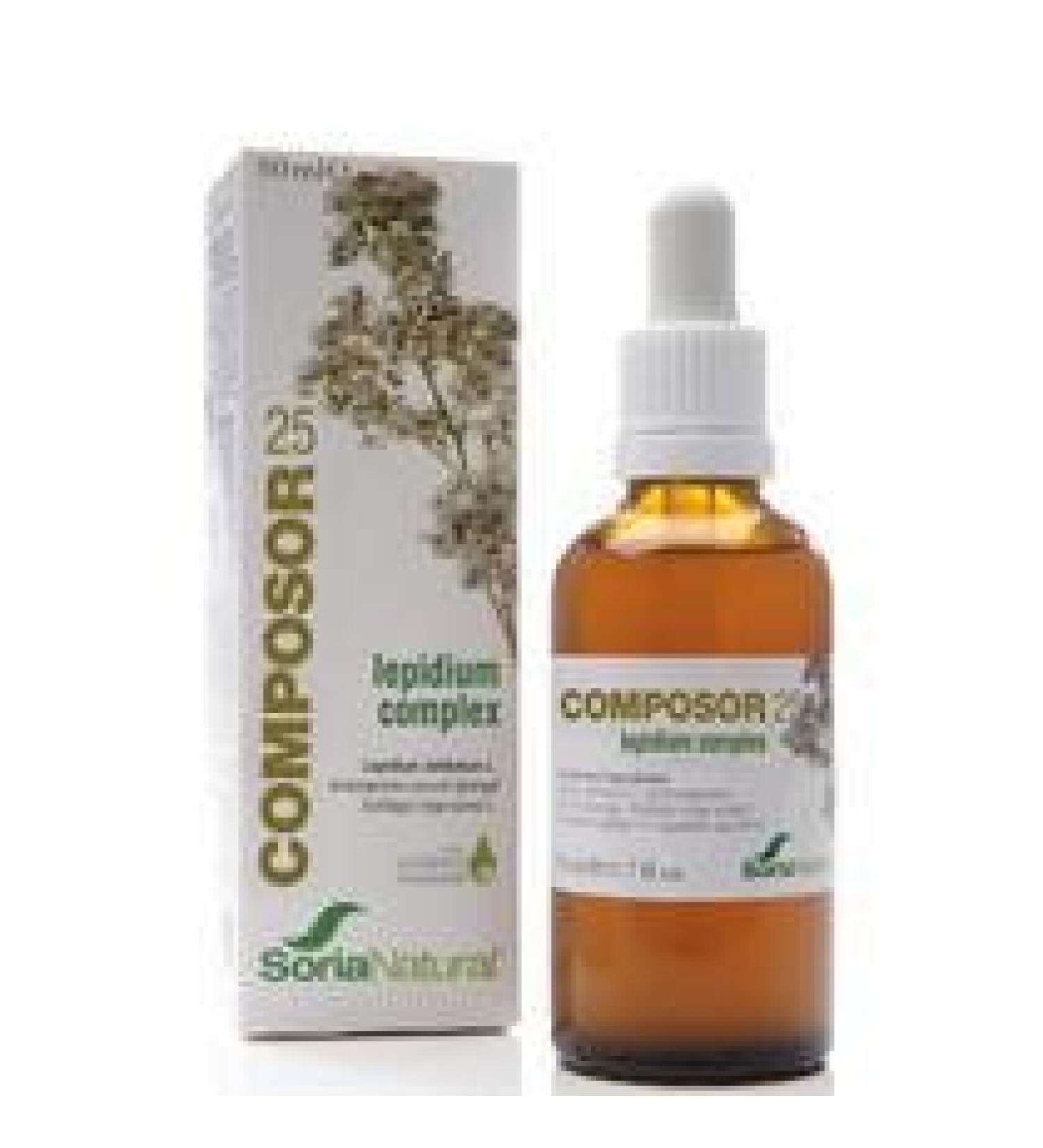 Soria Natural Soria Natural-COMPOSOR 25Lepidium Complexe Soria Natural 50 ml