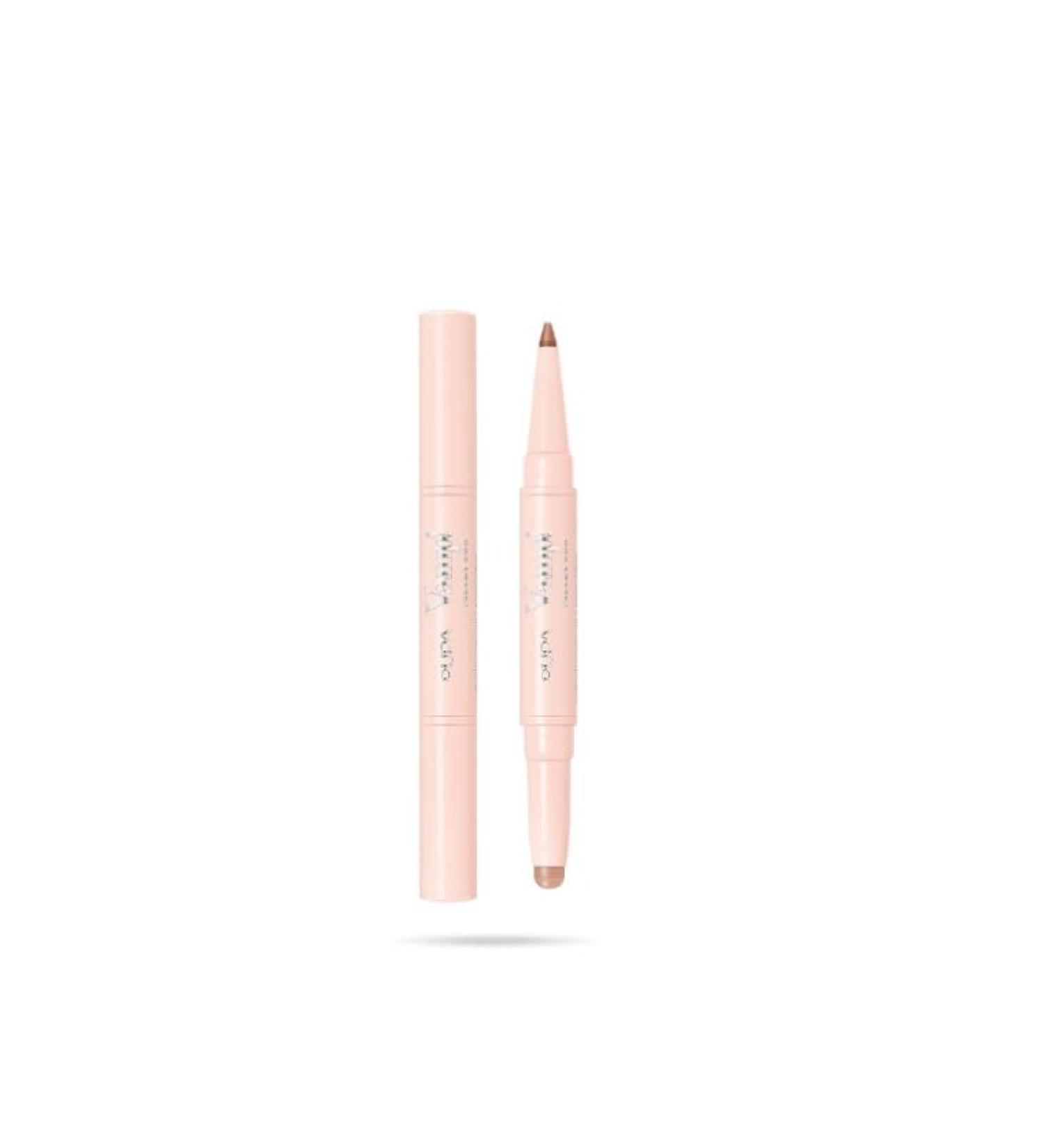Pupa Lip Pencil Vamp! Creamy Duo 015 Fair Warm Nude Lip Pencil Contouring & Lip Gloss for Fuller, Plumper Lips - Available in 18 Color Variations