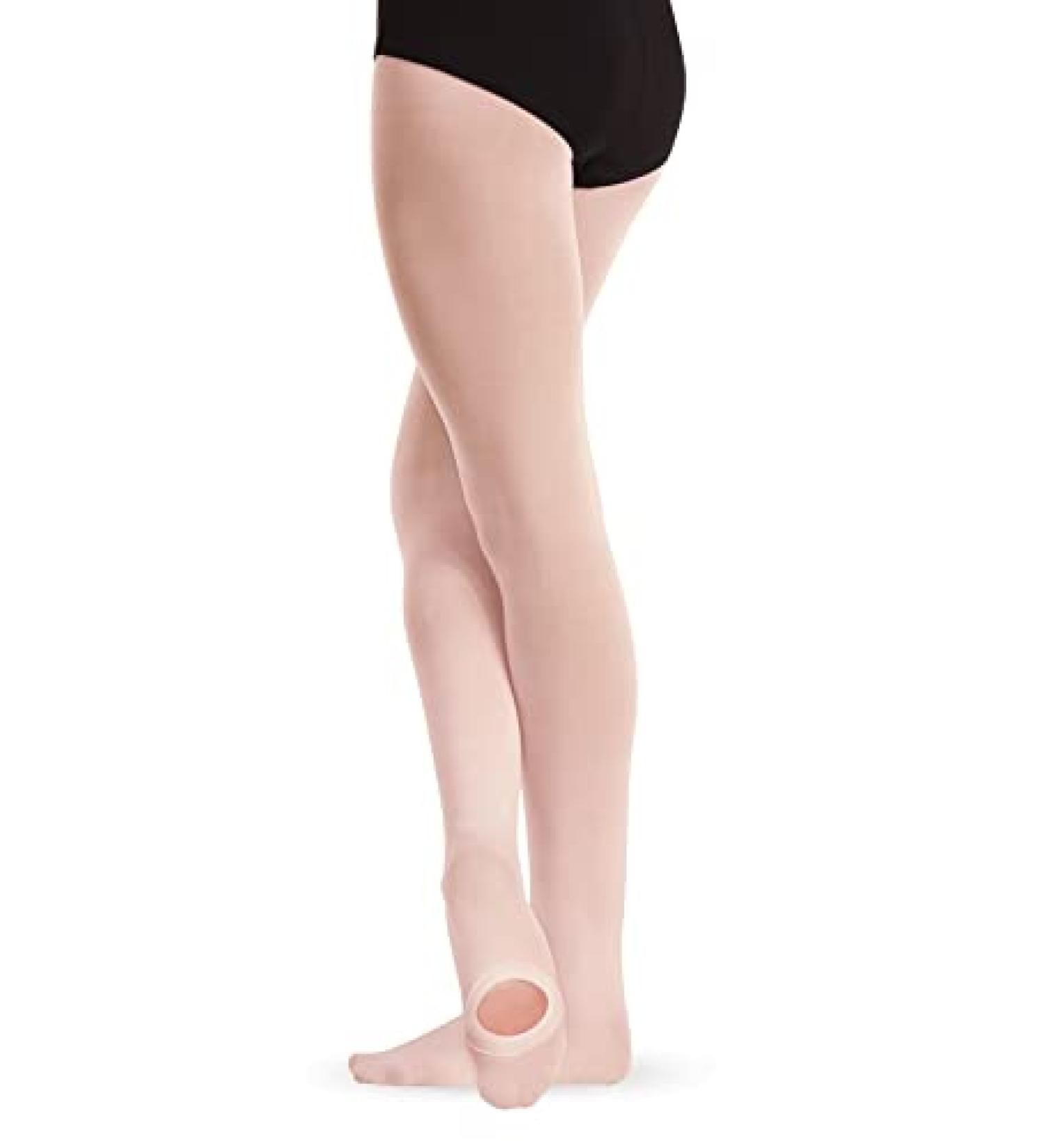 TotalSTRETCH Seamless Knit Waist Convertible Tights JAZZY TAN / Youth - M-L