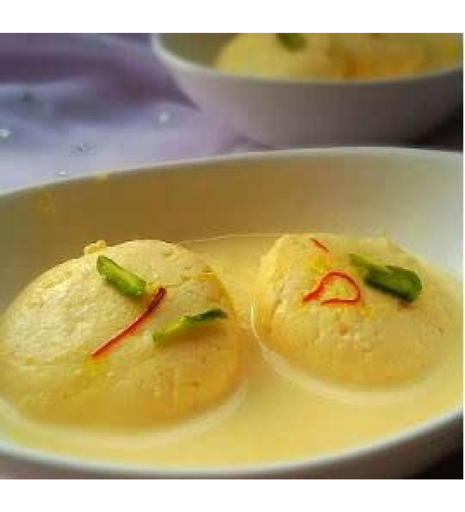 Traditional Rasmalai 4 pcs Indian Traditional Sweet Best Gift For All Occasions Raksha Bandhan Rakhi Marriage Diwali Holi Ganesh Chaturthi Festival Treat For Family & Friend - Buy Online on GoSupps.com