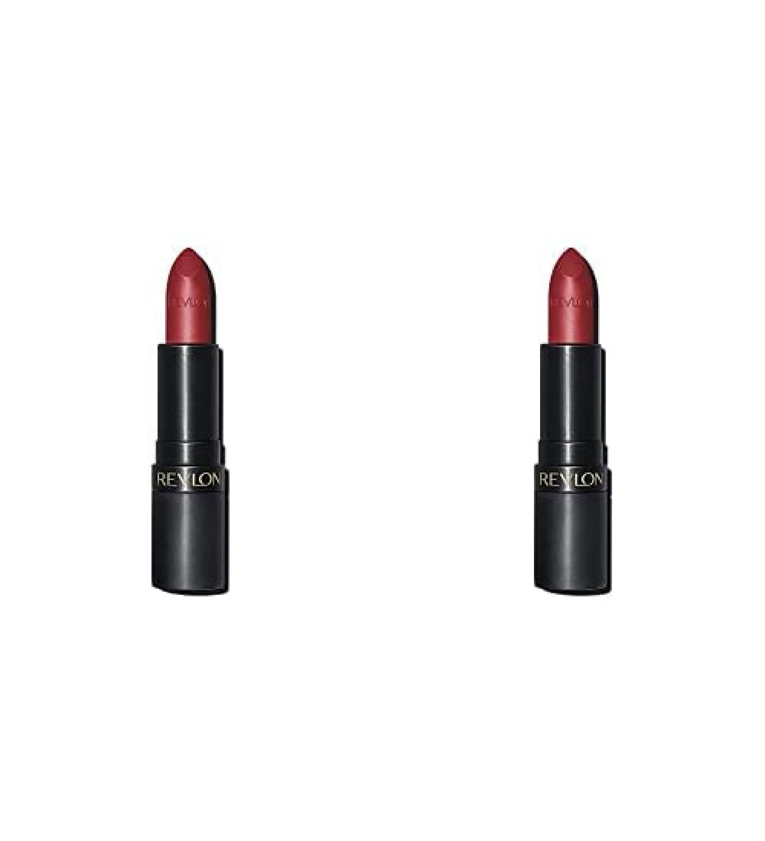 REVLON Super Lustrous The Luscious Mattes Lipstick in Red 026 Getting Serious 0.74 oz - Pack of 2 - Buy Online on GoSupps.com