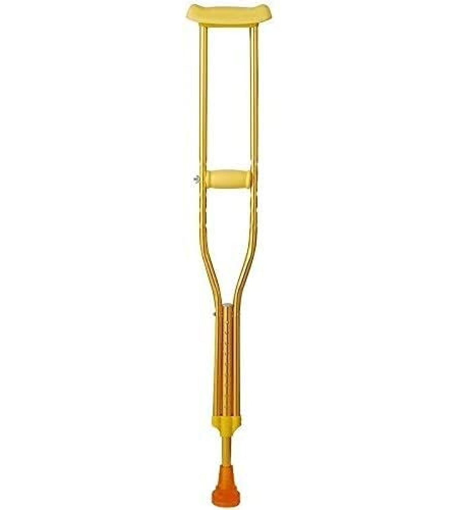 Crutches Adult Walking Aids Turn Aluminum Alloy Armpit Elderly Man Colored Crutches Shoulder Elderly Non-Slip Walking Stick for Disabled Handicapped Cane Adjustable Wal powerfully - Buy Online on GoSupps.com