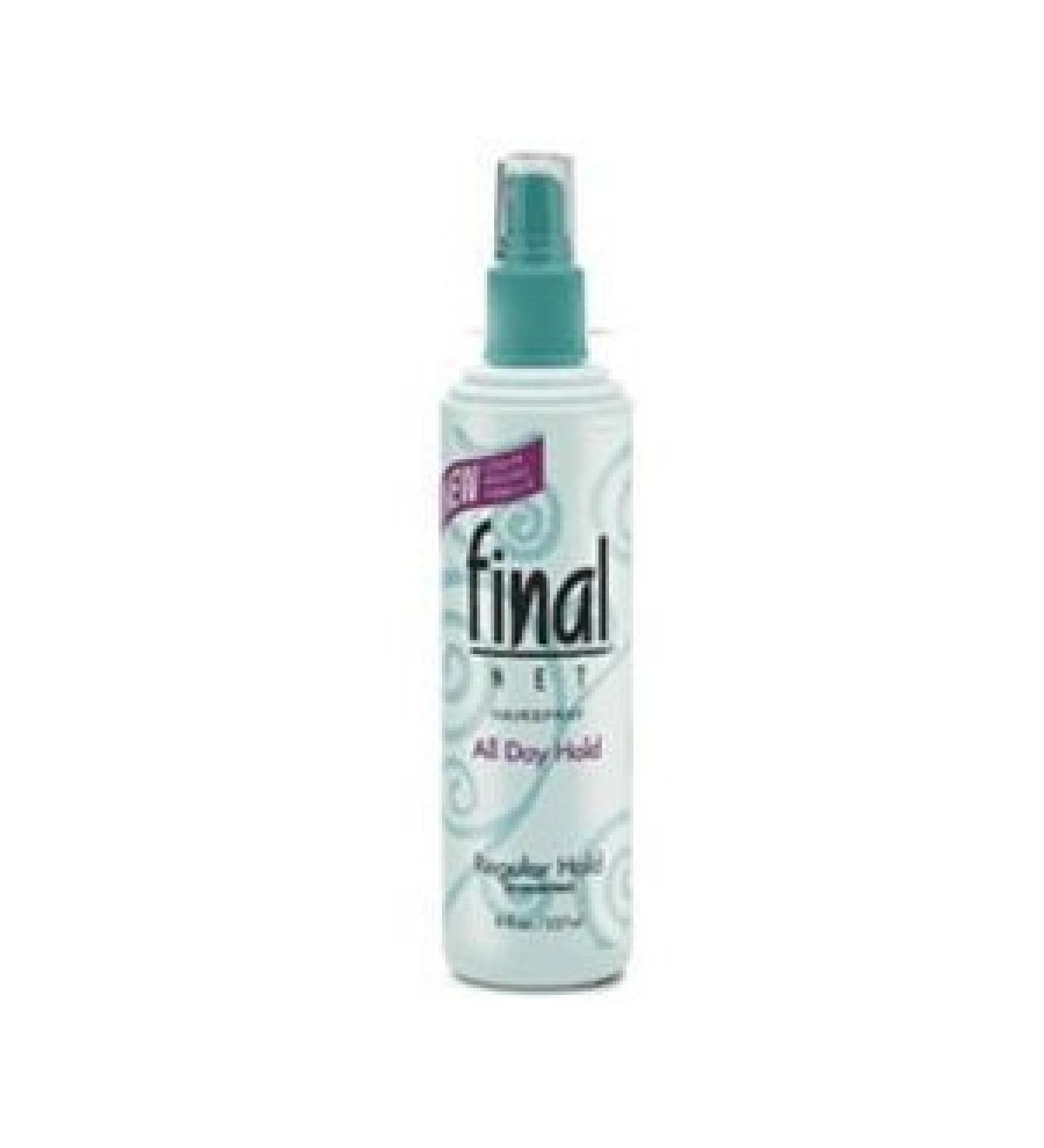 Final Net Hairspray All Day Hold Regular Unscented by Final Net