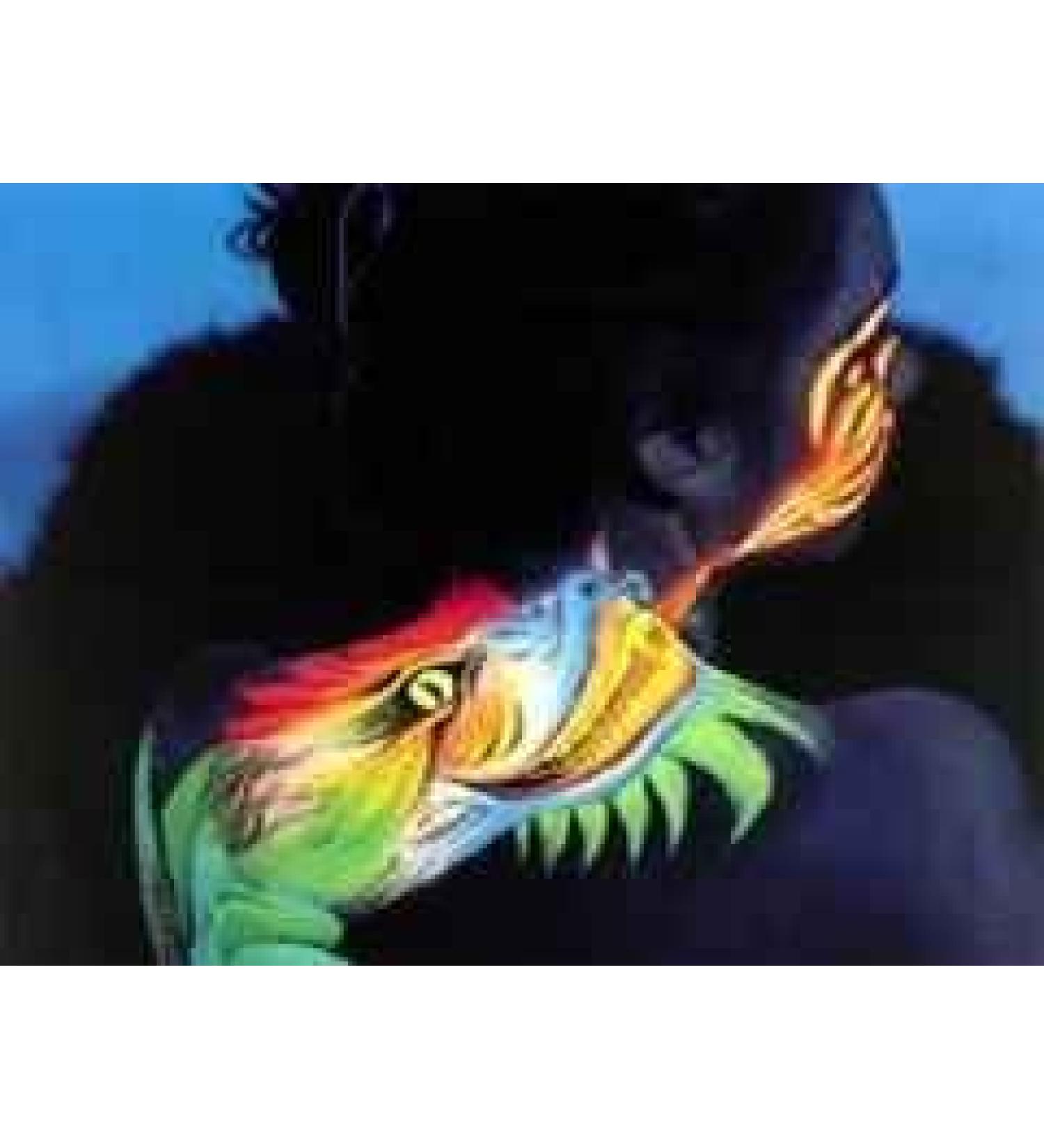 Invisible Body Paint Set - Black Light Neon UV - Green Blue Red - Perfect for Festivals & Events - Buy Online on GoSupps.com