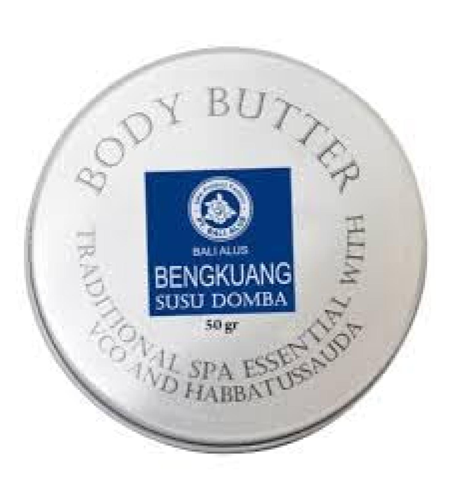 Bali Alus Body Butter Bengkuang/Yam Bean Susu Domba Traditional SPA Essential with VCO & Habbatussauda 50 gram