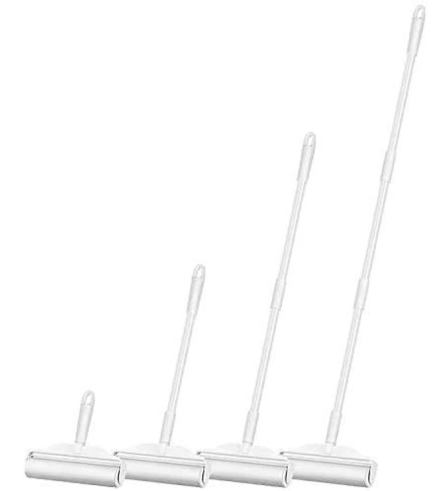 Nature Therapy Lint Roller Pet Hair Remove Roller Clothes Sticky Roller with 1 Adjustable Detachable Handle (Longest 124cm) + 9 Refills Suitable for Carpet Clothes Bedding Furniture And Sofa - Buy Online on GoSupps.com