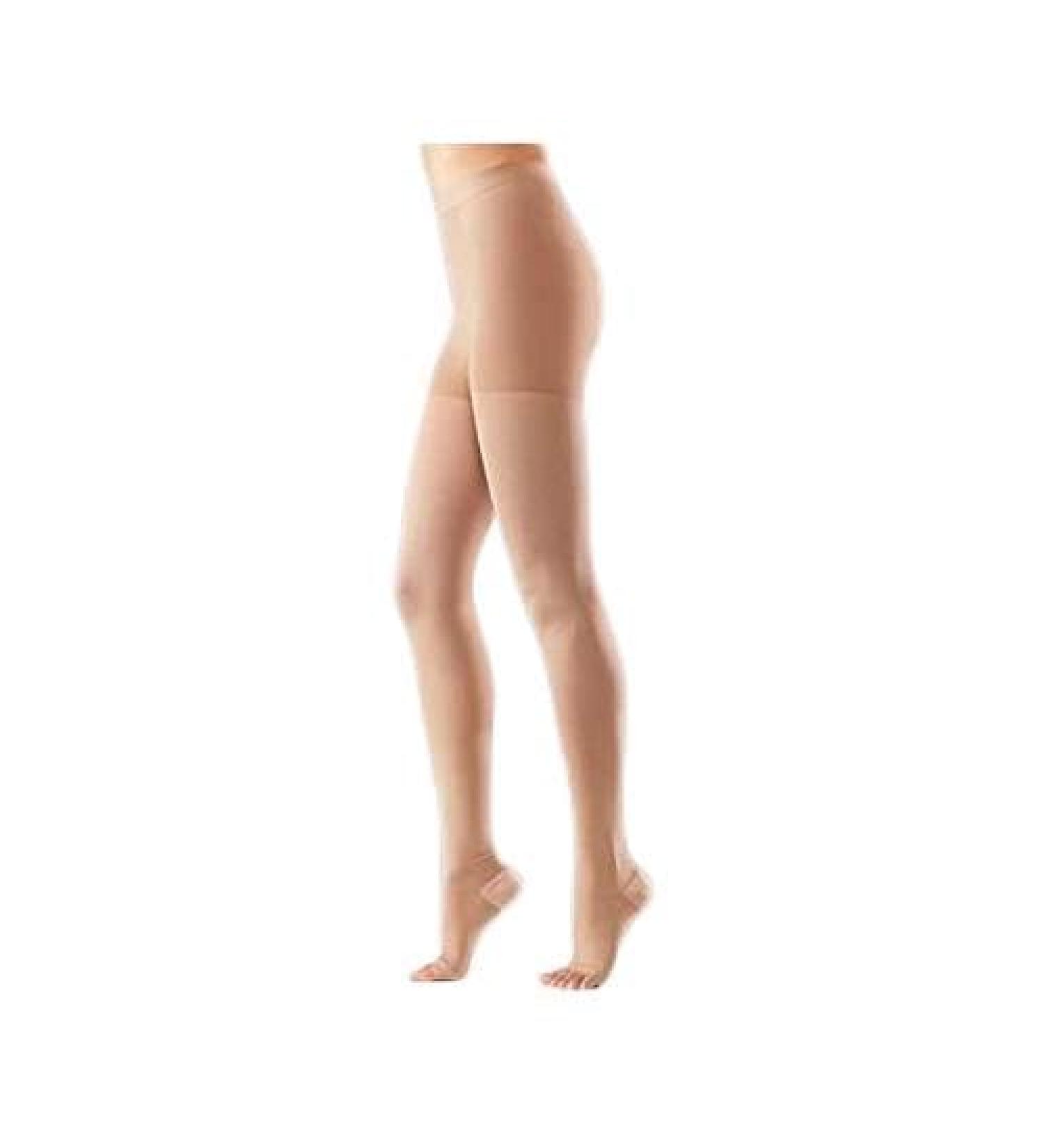 MEDIVEN PLUS Compression Stockings Class 2 - Open Toe - Beige - Normal Fit | International Shipping Available - Buy Online on GoSupps.com