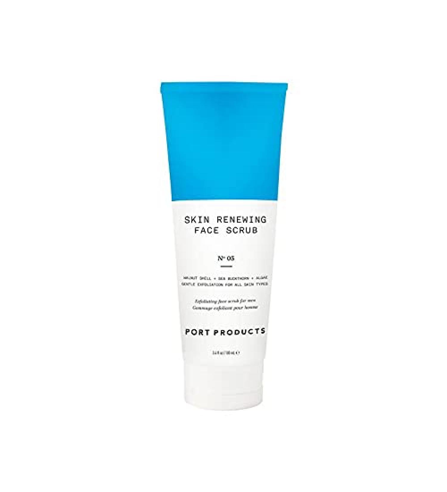 Skin Renewing Face Scrub | Exfoliating Glycolic Acid & Turmeric | Fights Redness & Blemishes | International Shipping - Buy Online on GoSupps.com