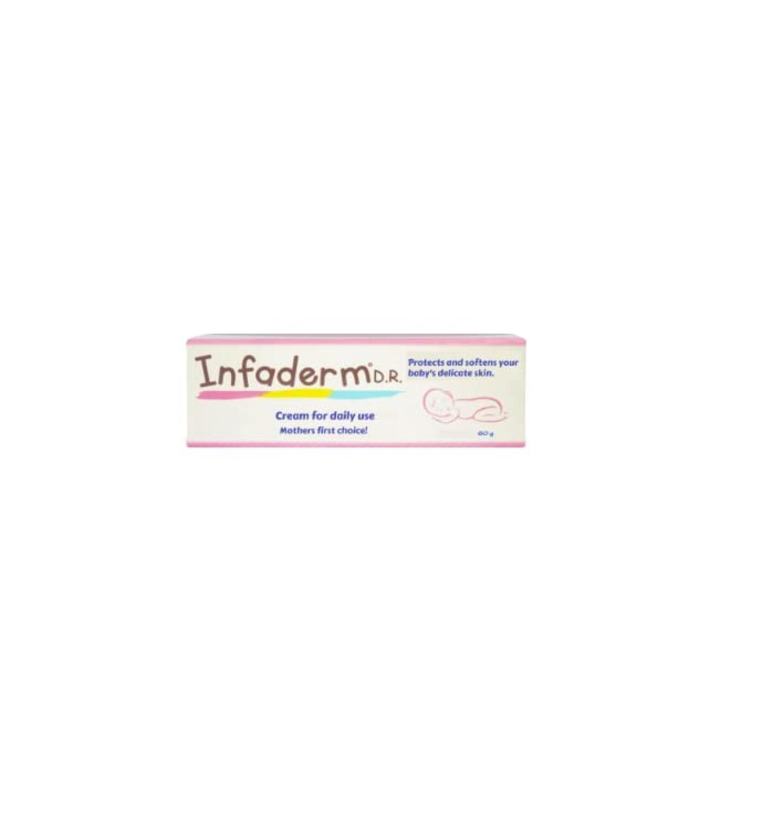 Infaderm DR Crema 60gr Baby Diaper Rash Fast Relief for Diaper Rash Problems and Breakouts
