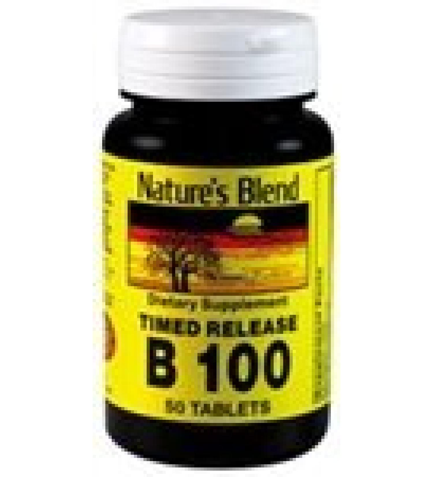Nature's Blend B-100 Complex Timed Release 50 Tablets