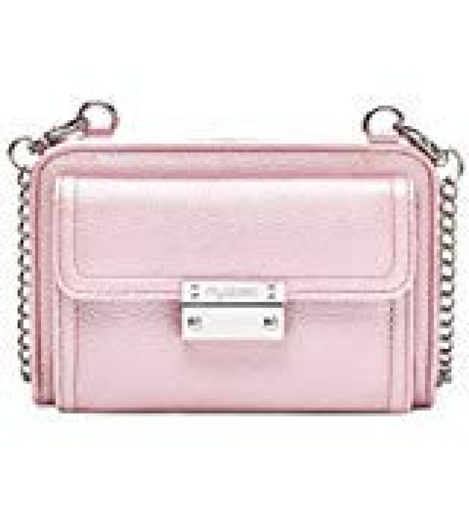 Myabetic Tina Diabetes Mini Crossbody for Glucose Meter Test Strips Insulin Pen or Vial Keys Credit Cards (Pink Frost)