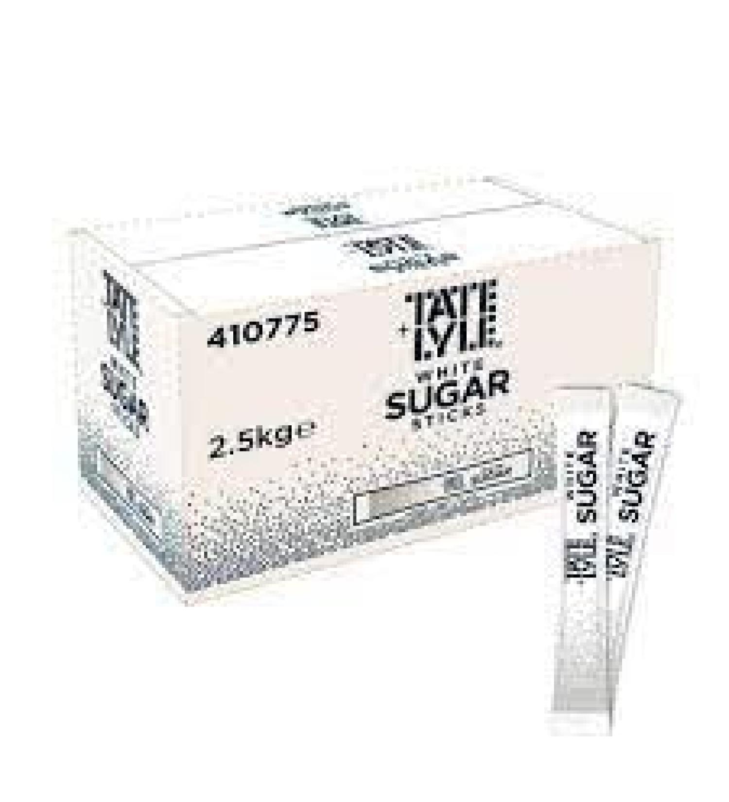 T&L White Sugar Sticks - 1000 Individually Wrapped Sticks for Effortless Sweetening - Buy Online on GoSupps.com