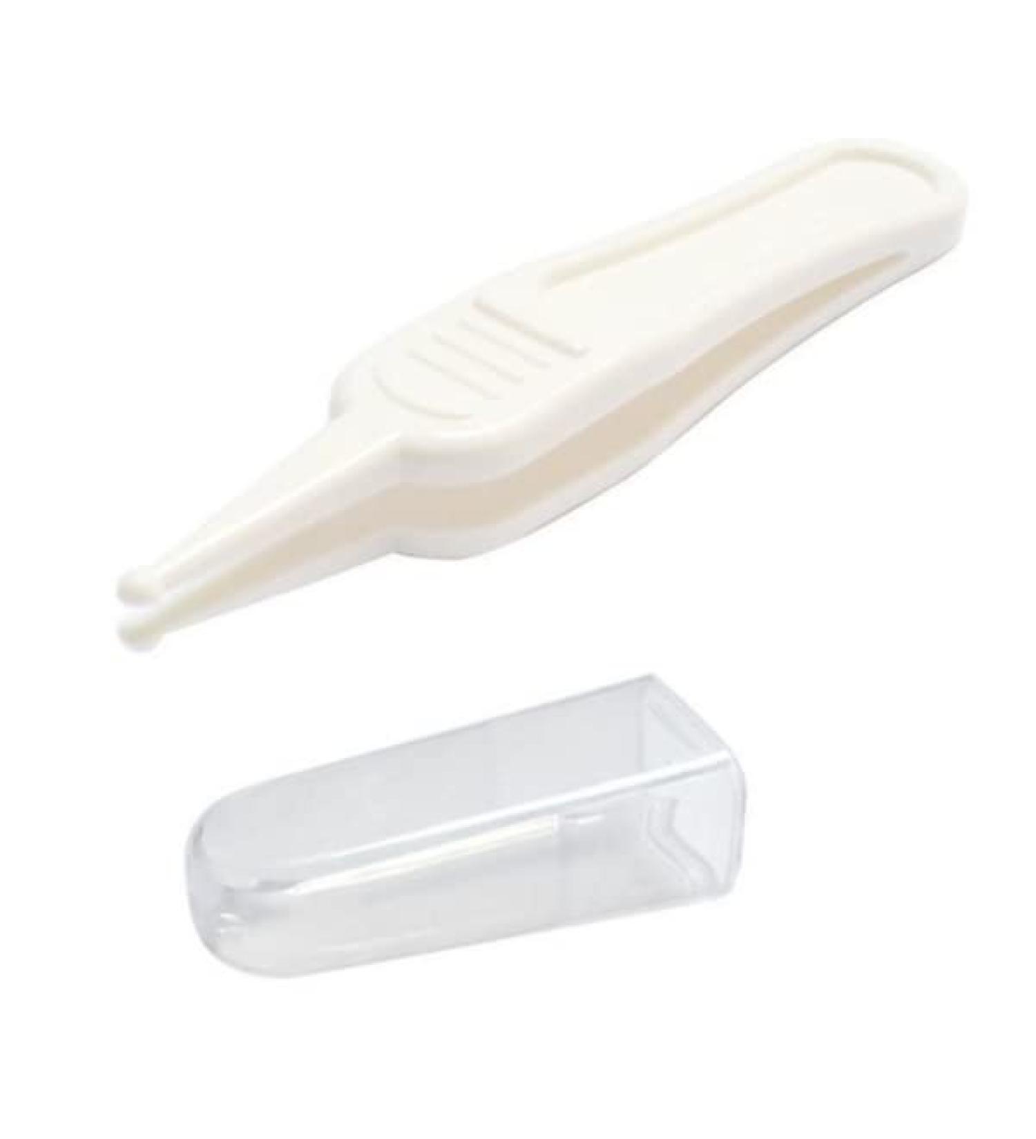 LifeSil Pack 5 Baby Tweezers Safe and Effective - Baby Nose Cleaning Tweezers, Round-Head for Baby Nose - Ear Cleaner Clip Tool Remover Baby Care