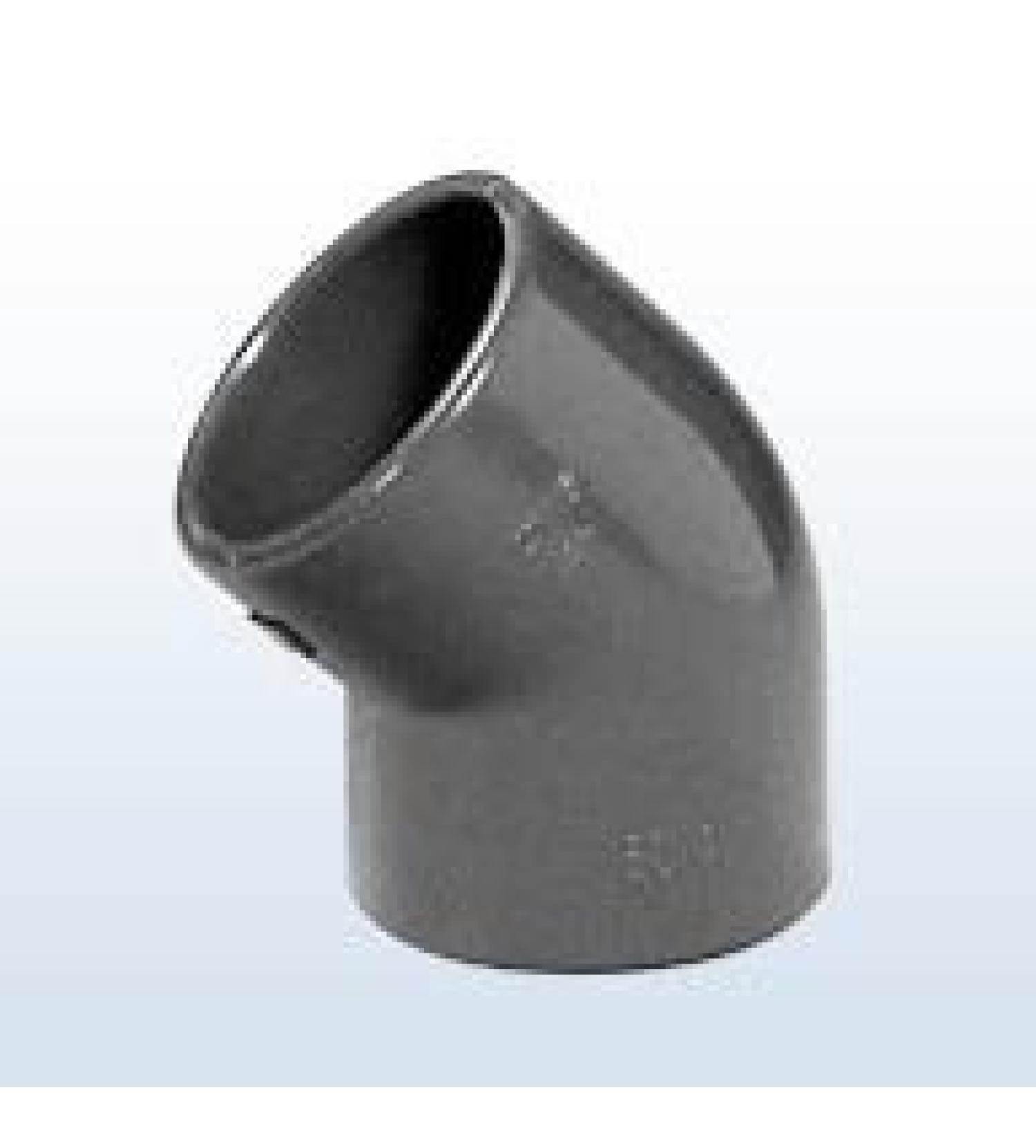Angle 45 50 mm from PVC