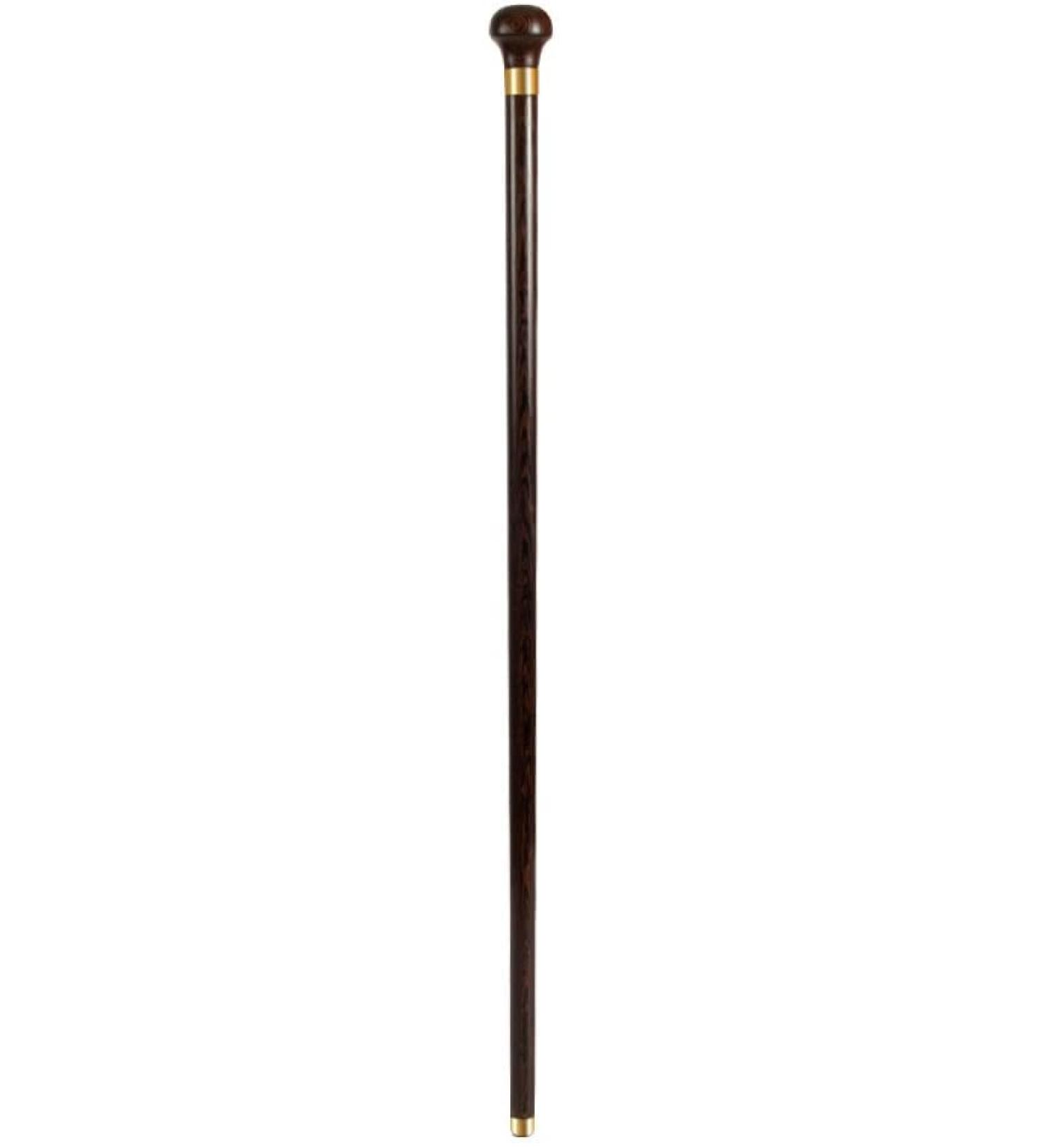 Wooden Cane Solid Walking Stick Wooden Cane Old Man Crutches Gentleman Cane Redwood Walking Stick Round Outdoor Alpenstock Wenge for Elderly Seniors Bathing in Sunlight - Buy Online on GoSupps.com