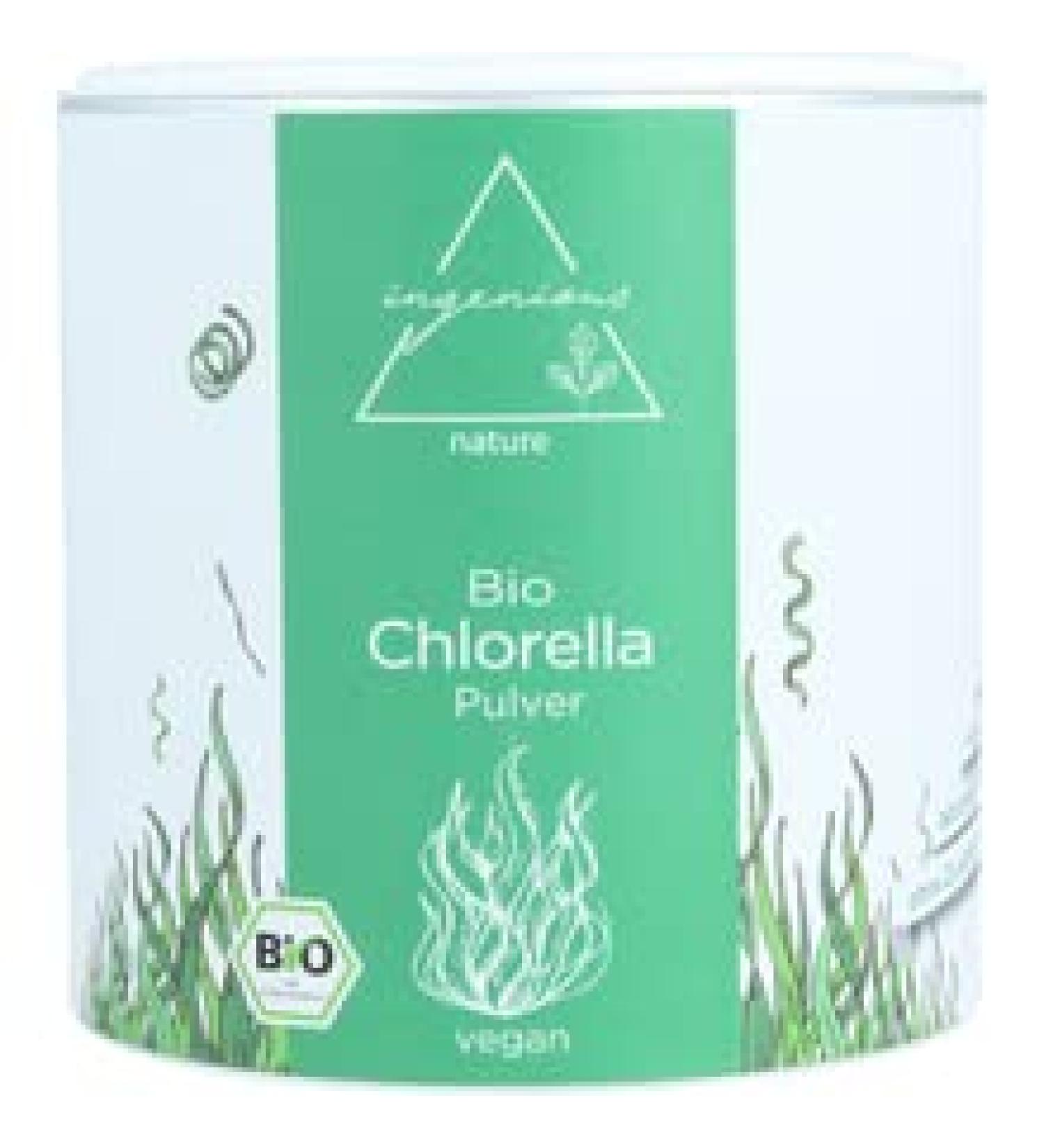 Buy Ingenious Nature Organic Chlorella Powder 300g | Pure & Additive-free Superfood for International Shipping - Buy Online on GoSupps.com
