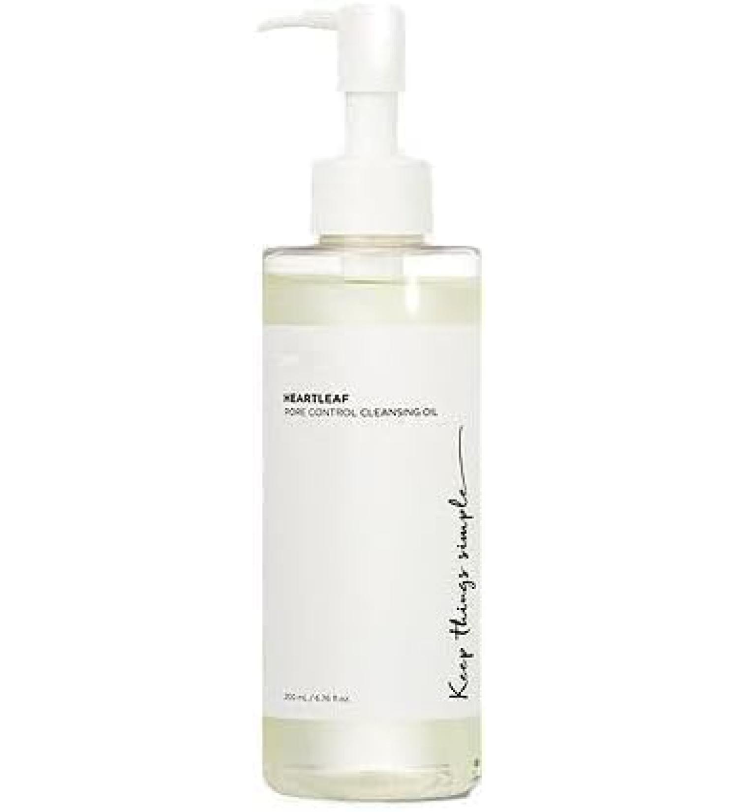 HEARTLEAF PORE CONTROL CLEANSING OIL DAILY MAKEUP BLACKHEADS REMOVAL 6.76 FL OZ (200ML) - Buy Online on GoSupps.com