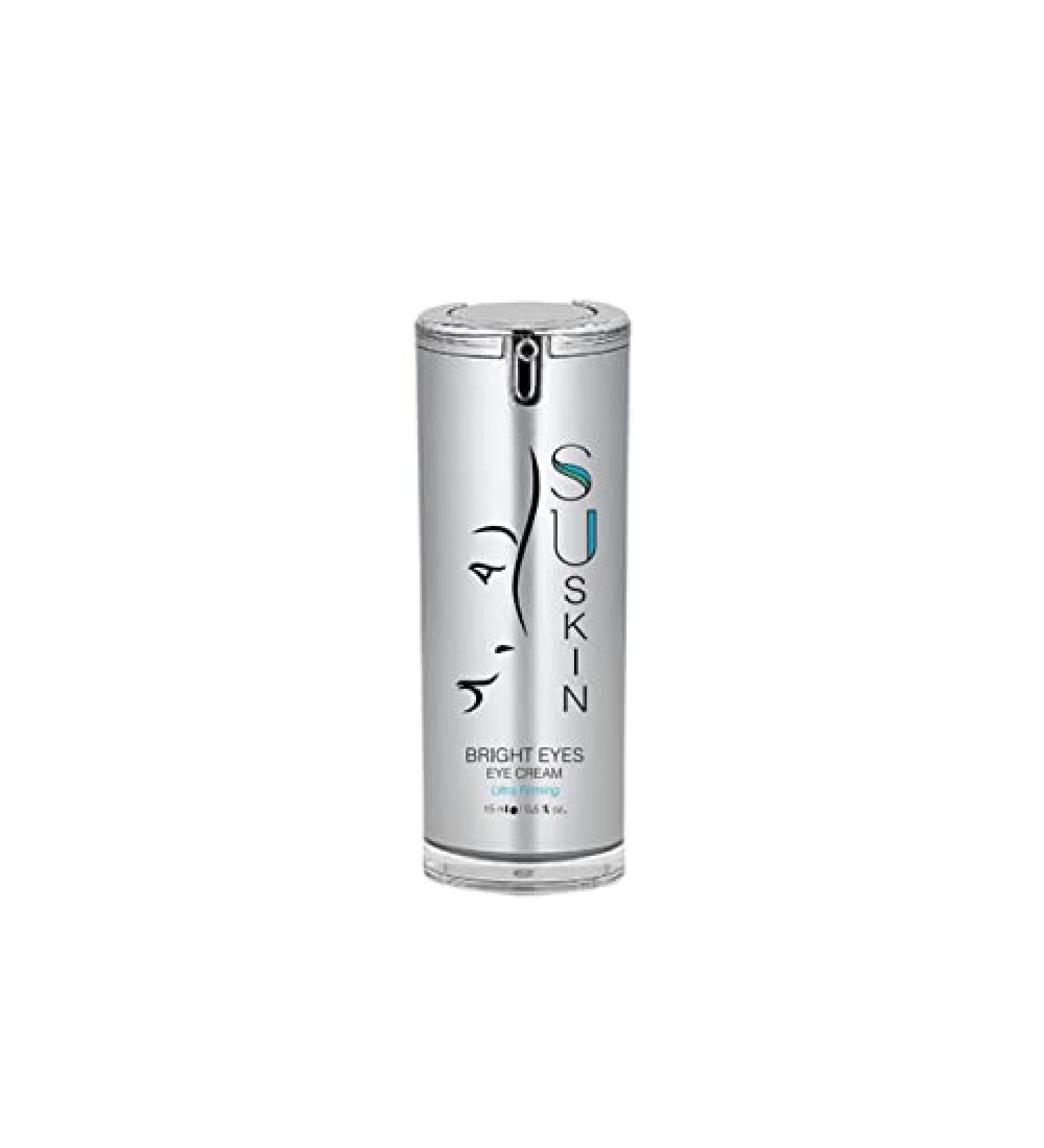 Su-Skin Anti Aging Eye Cream Bright Eyes Daily Wrinkle Cream for Dark Circles & Puffiness | Firming Eye Treatment for Youthful Skin - Buy Online on GoSupps.com