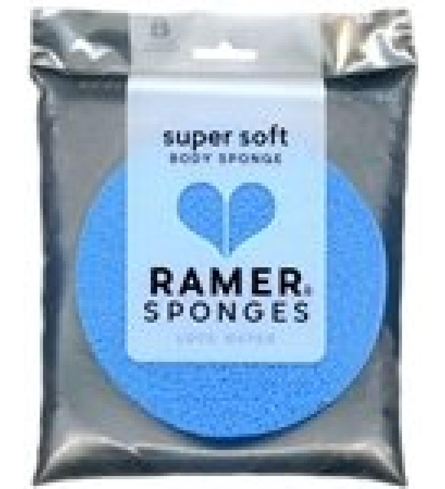 Ramer Large Super Soft Body Sponge Ocean Blue