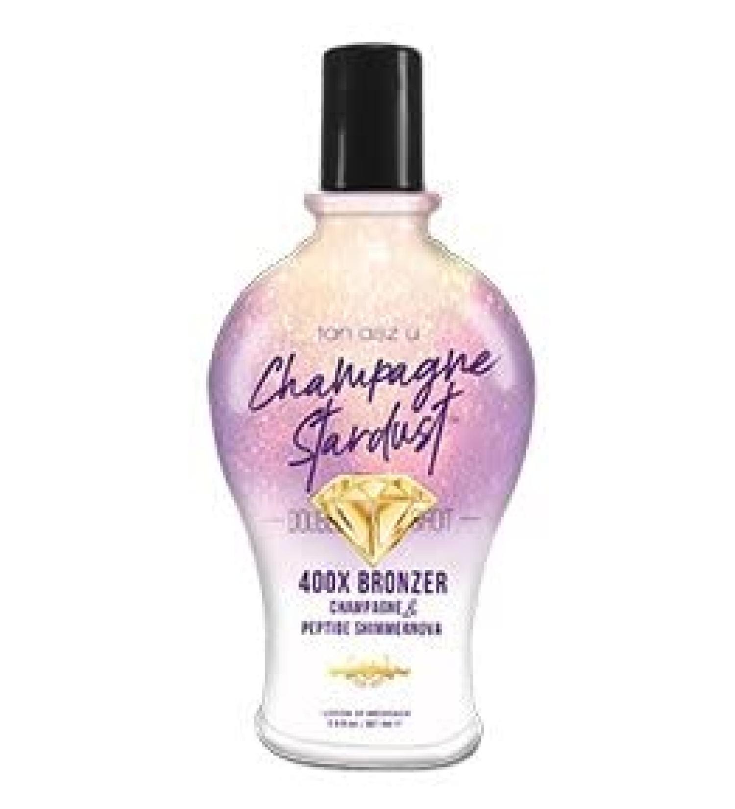 Champagne Stardust Double Shot 400X Bronzer Champagne & Peptide Shimmernova 7.5oz
