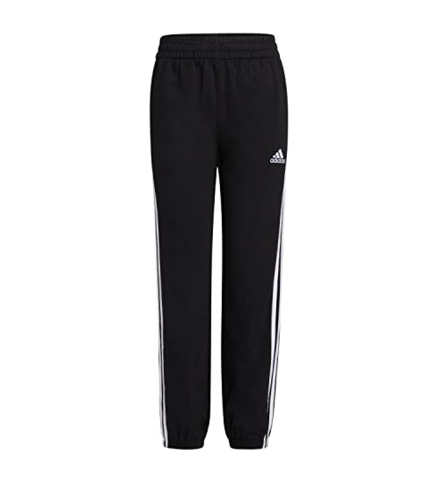 adidas Boys' Essentials 3-Stripe Jogger Medium Black