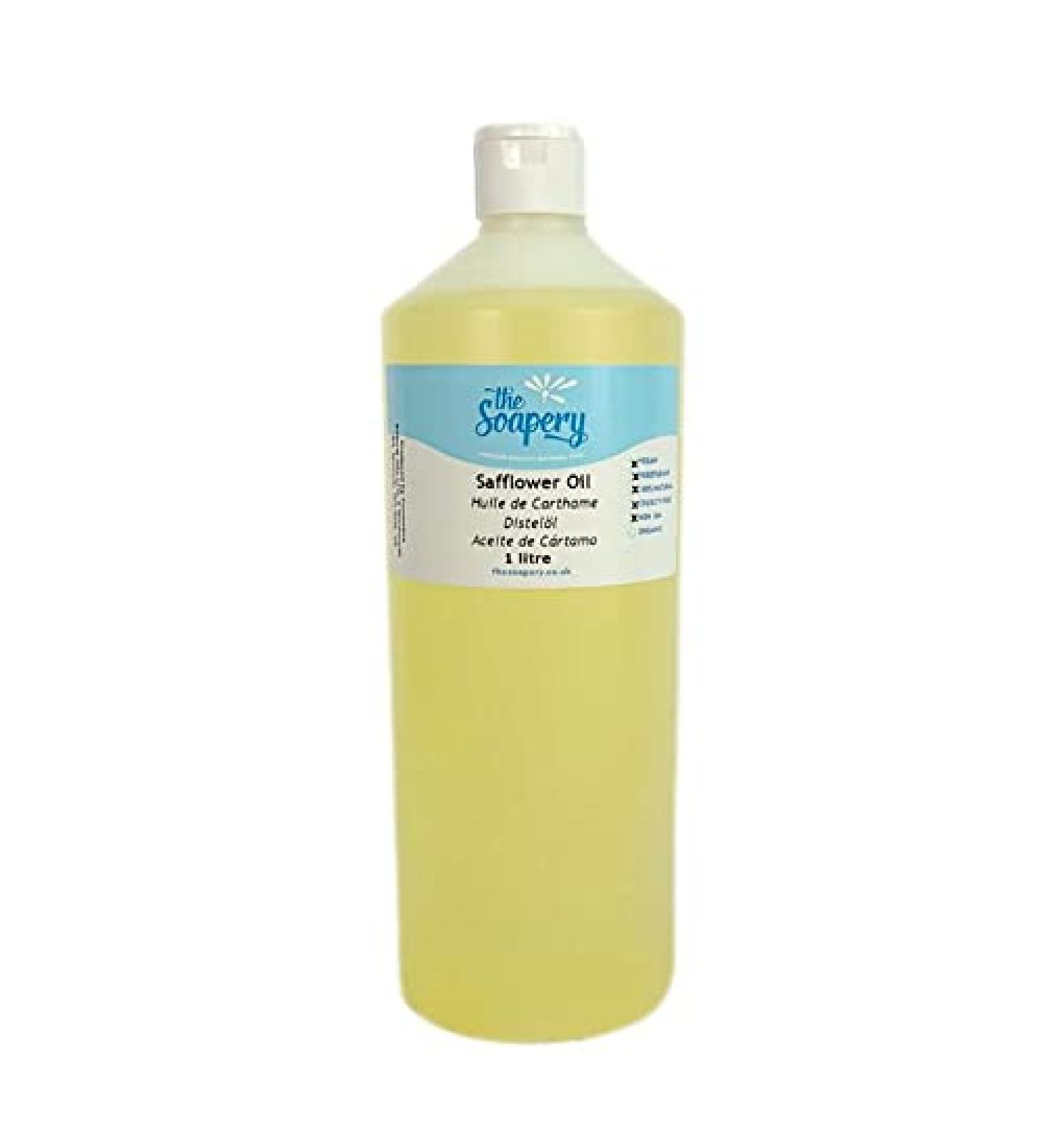 Safflower oil 1 liter refined 100% pure carrier oil