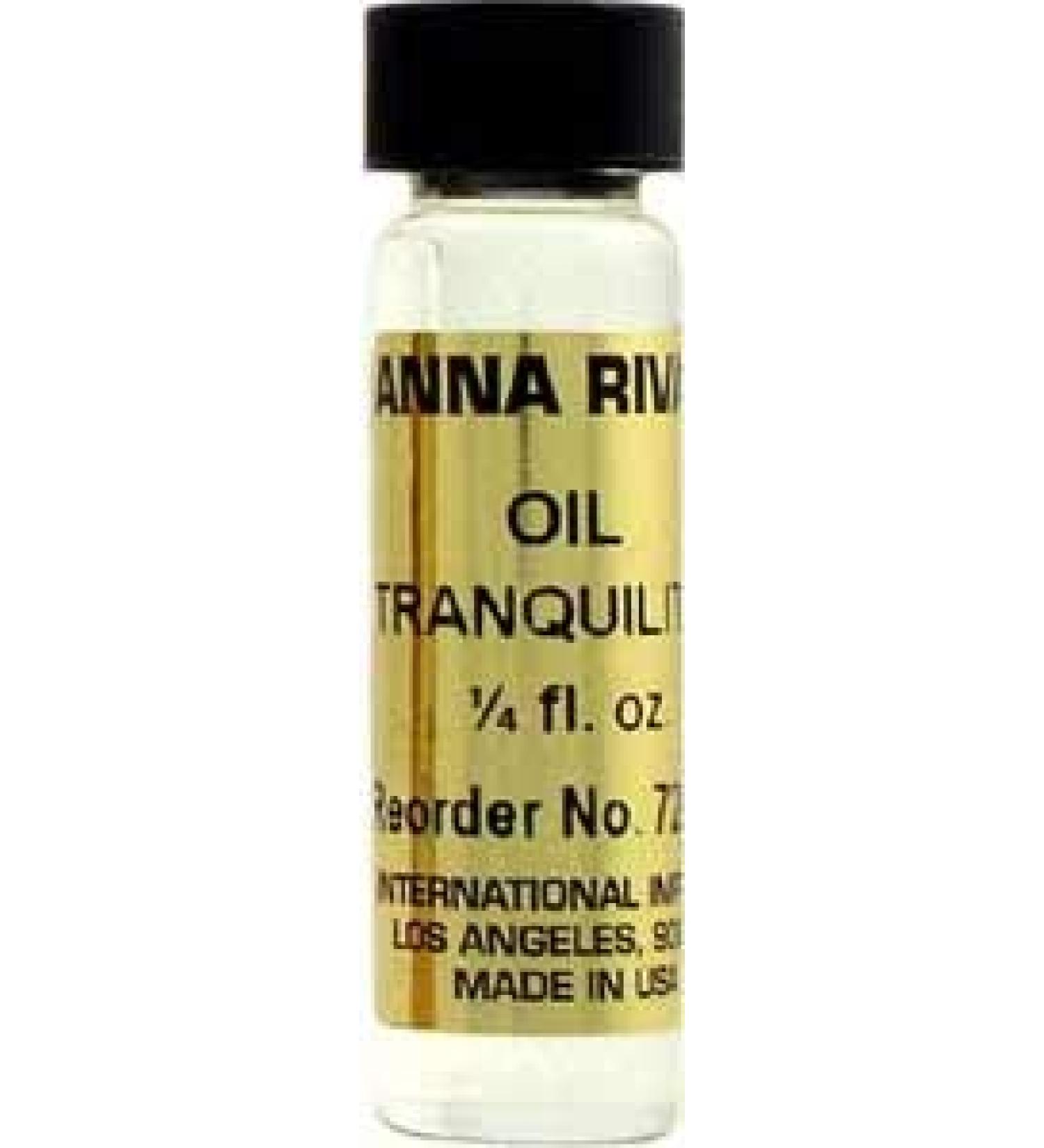 Anna Riva Oil-Tranquility 1/4oz for Anointing Candles Charms & Altar Tools