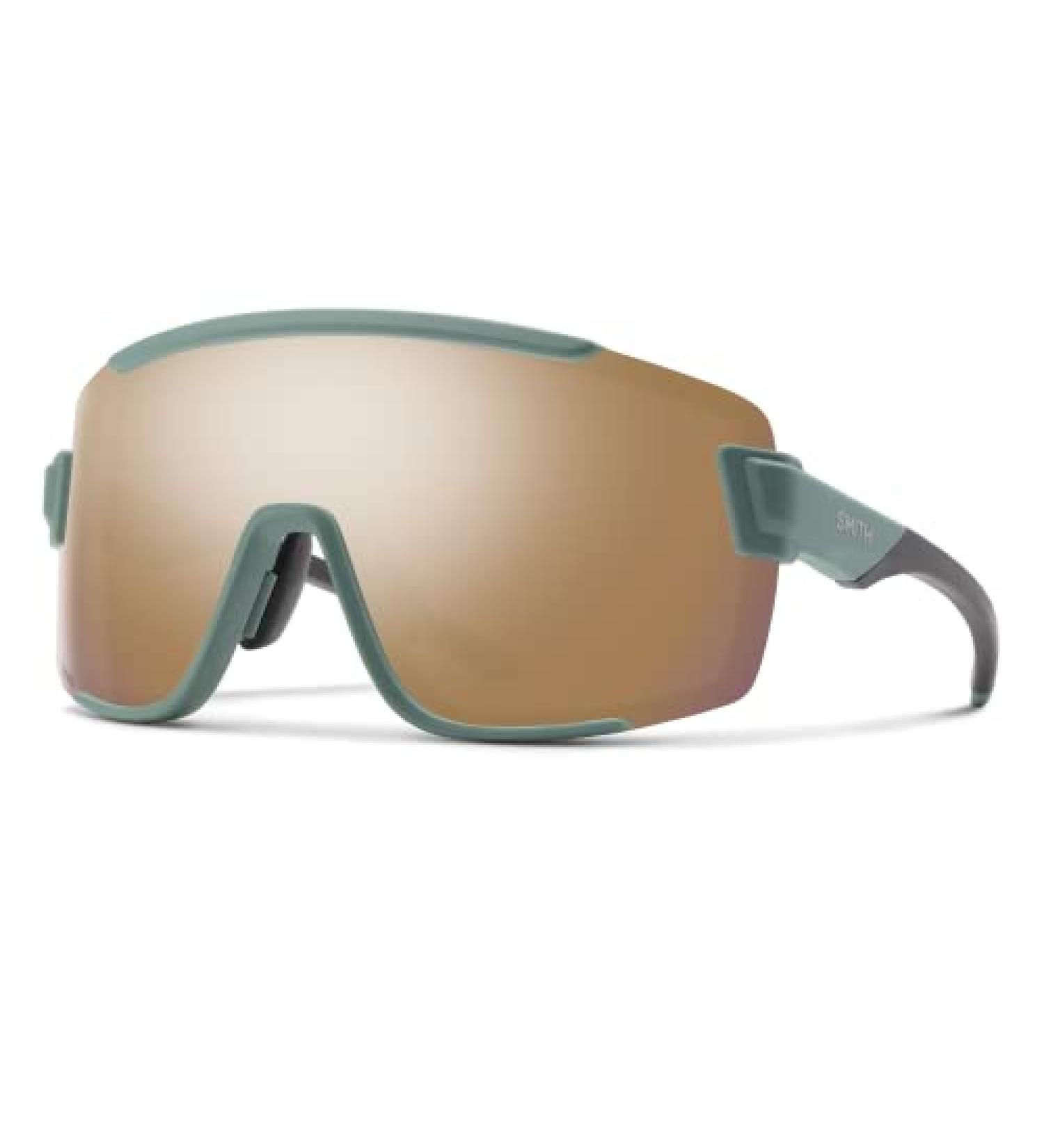 Smith Unisex Wildcat Sunglasses - Matte Alpine Green / Chromapop Rose Gold Mirror - Buy Online on GoSupps.com
