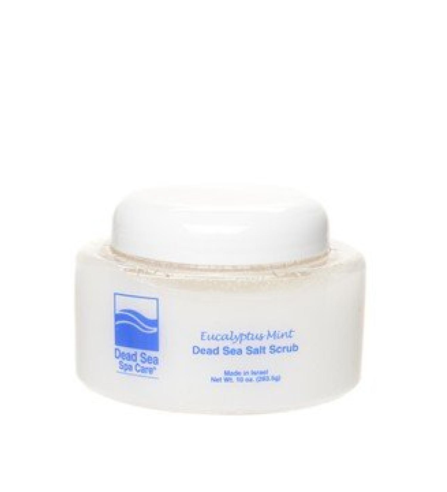 Buy 1 Get 1 FREE 10 oz Eucalyptus/Mint Dead Sea Salt Scrub Dead Sea Spa Care