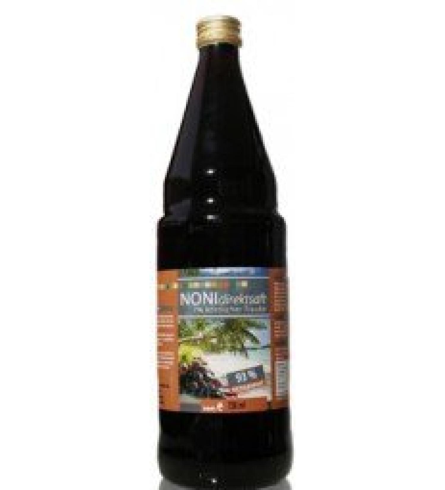 Noni direct juice 93% with grape juice 7% - 750 ml glass bottle