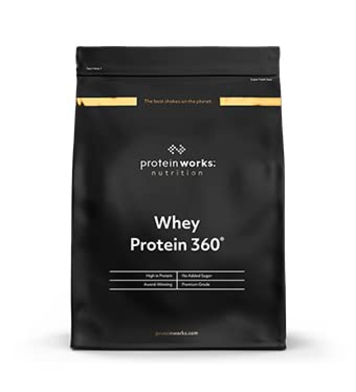 The Protein Works Whey Protein 360 (Chocolate Silk) 100% Raw Whey Protein Powder Ideal Pre Workout Powder For Men and Women Lean Muscle Builder Protein Shake Best Regular Workout Supplement For Active Lifestyle 1.2KG - Buy Online on GoSupps.com
