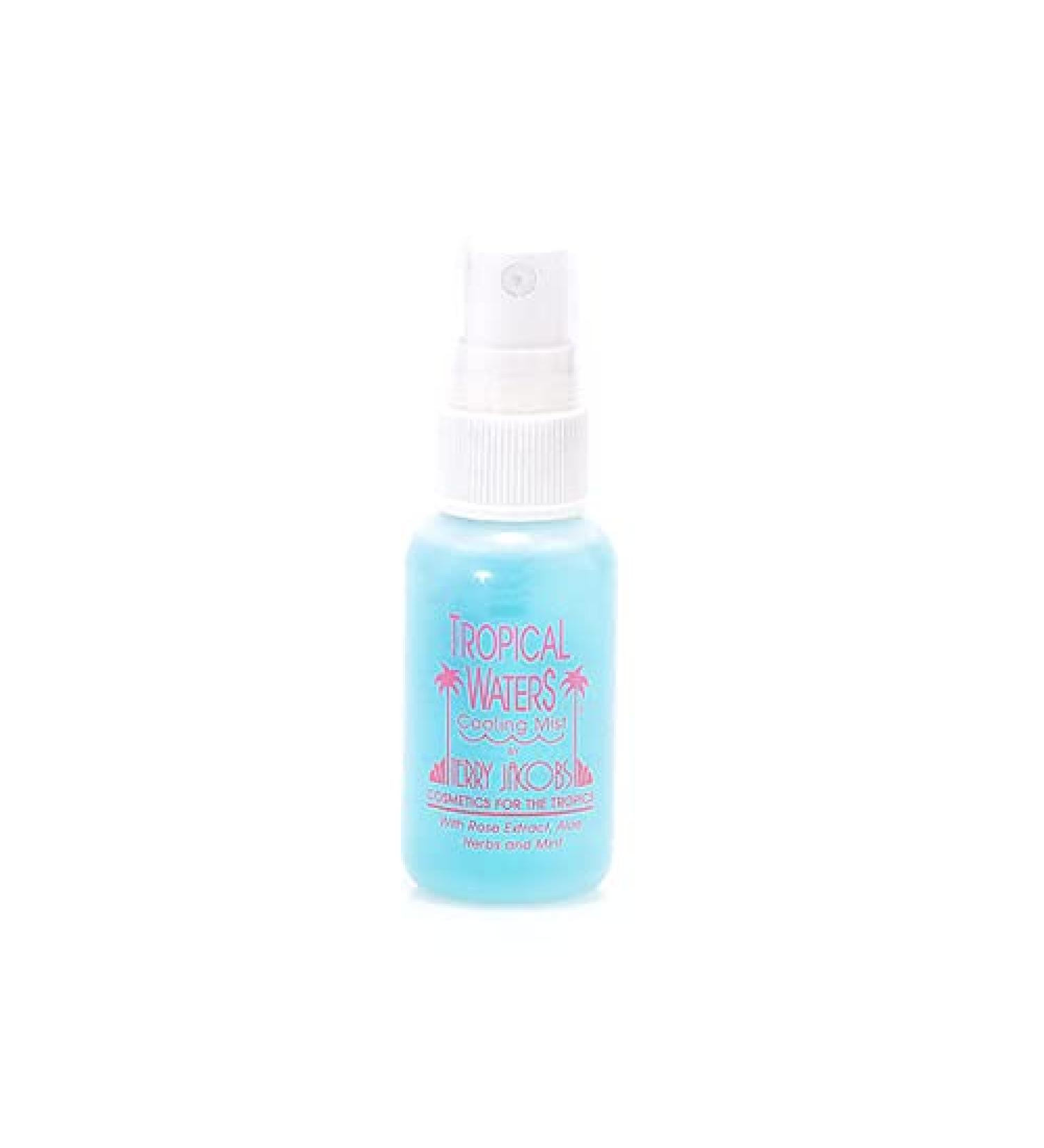 Tropical Waters Rose Water Makeup Setting Spray - Hydrating Facial Mist for Hot Flashes | 1oz Non-Irritating Cooling Spray - Buy Online on GoSupps.com