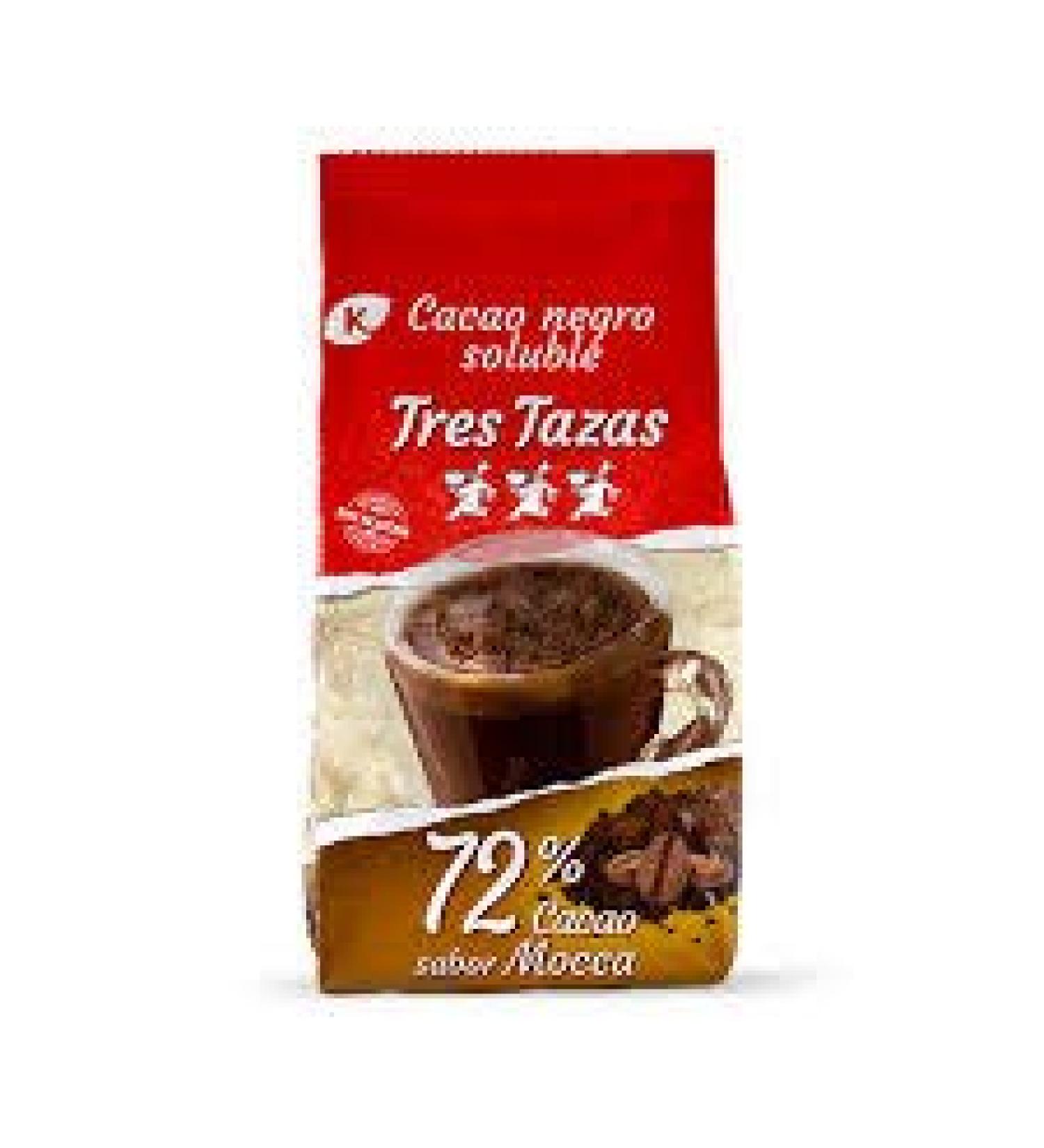 chocolate a la taza mocca 72% cocoa 300 gr tres tazas