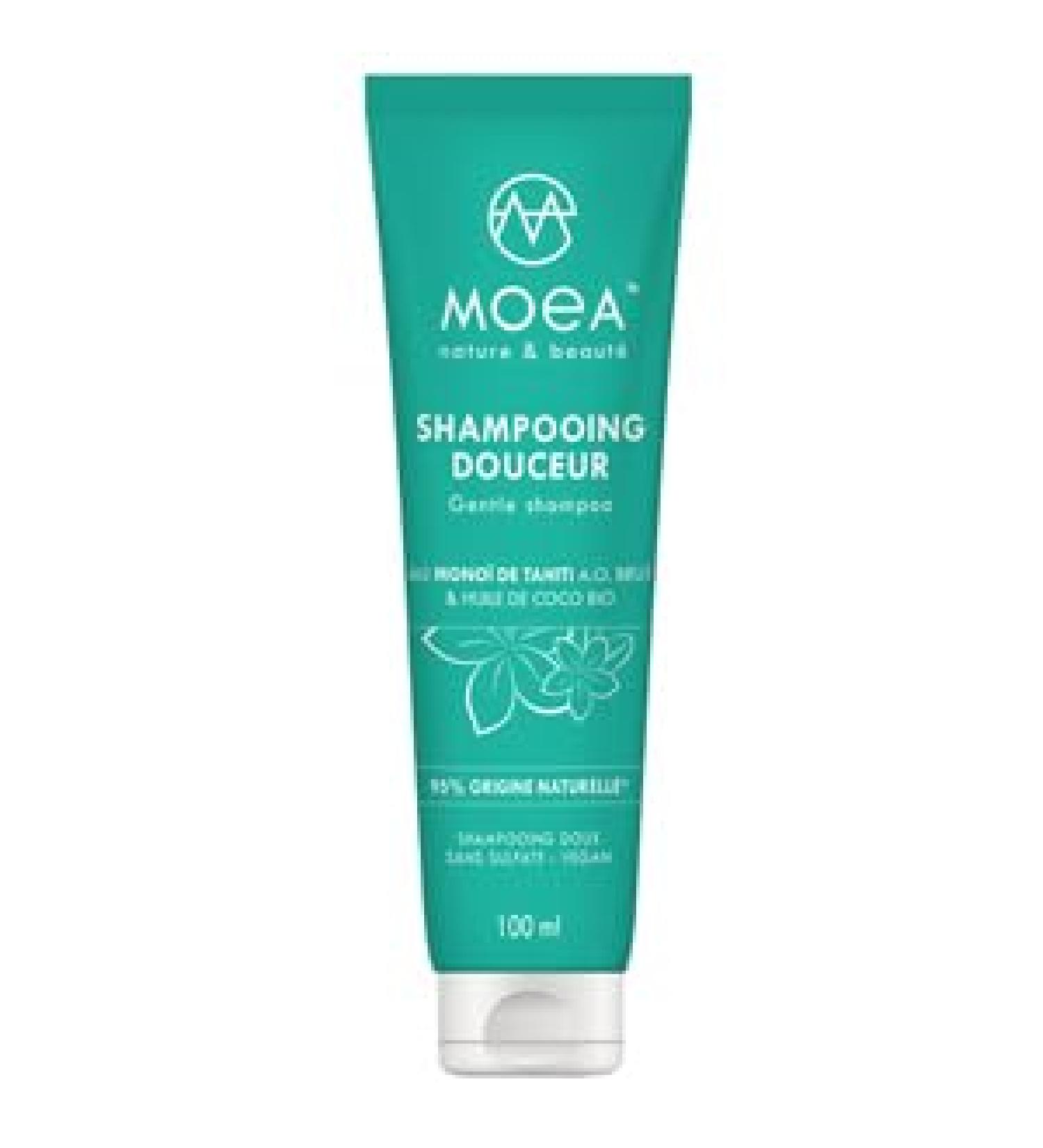 MOEA - GENTLE SHAMPOO - MONOÏ & COCONUT OIL - sulfate-free - vegan - all hair types - 100ml