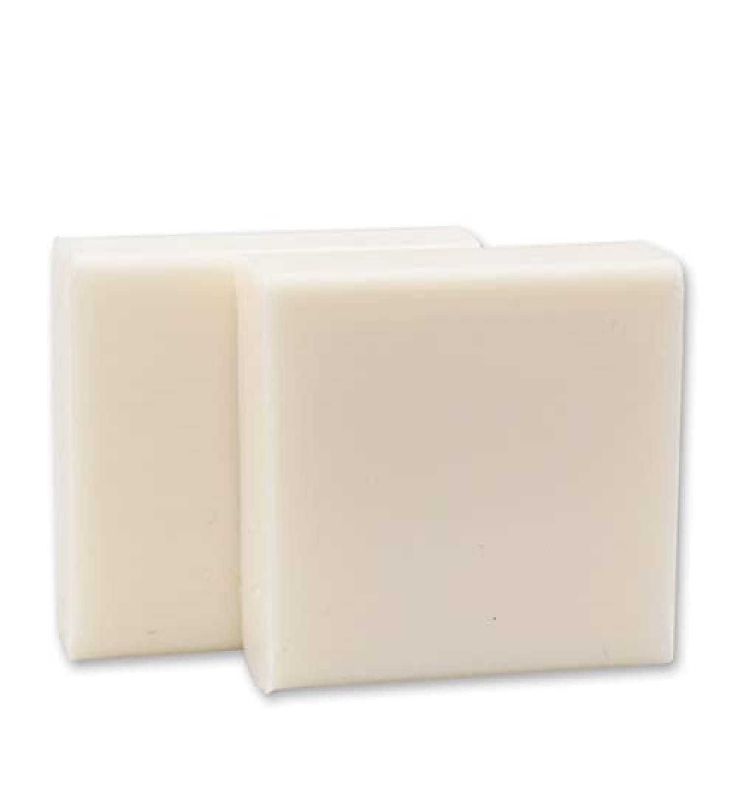 Schafmilchseife Florex Square soap with sheep's milk - Snow Rose - 4 x 35 g