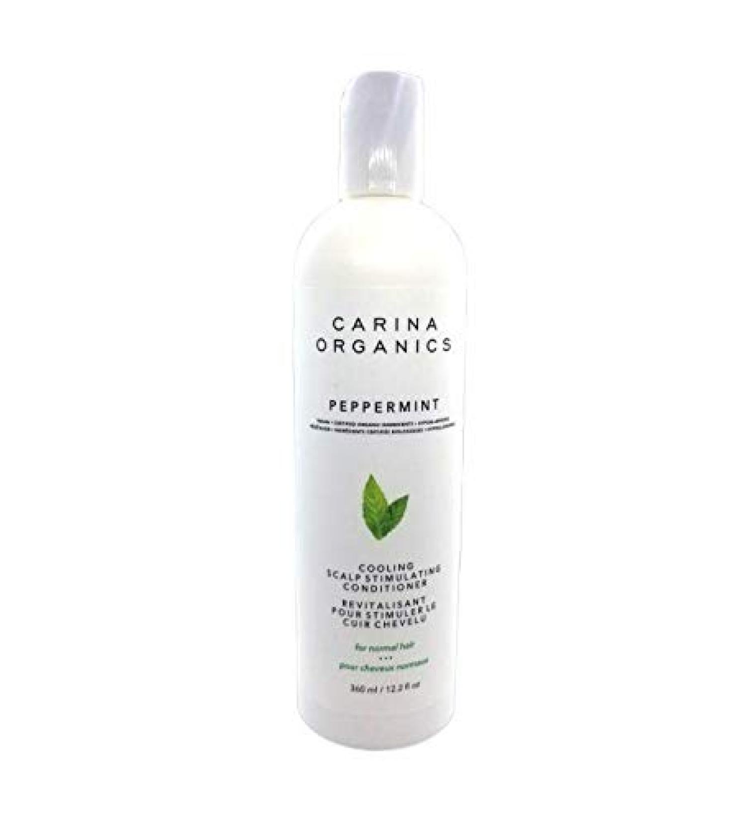Carina Organics Peppermint Cooling Scalp Conditioner - 360ml | Nourishing & Soothing Hair Care | International Shipping Available - Buy Online on GoSupps.com