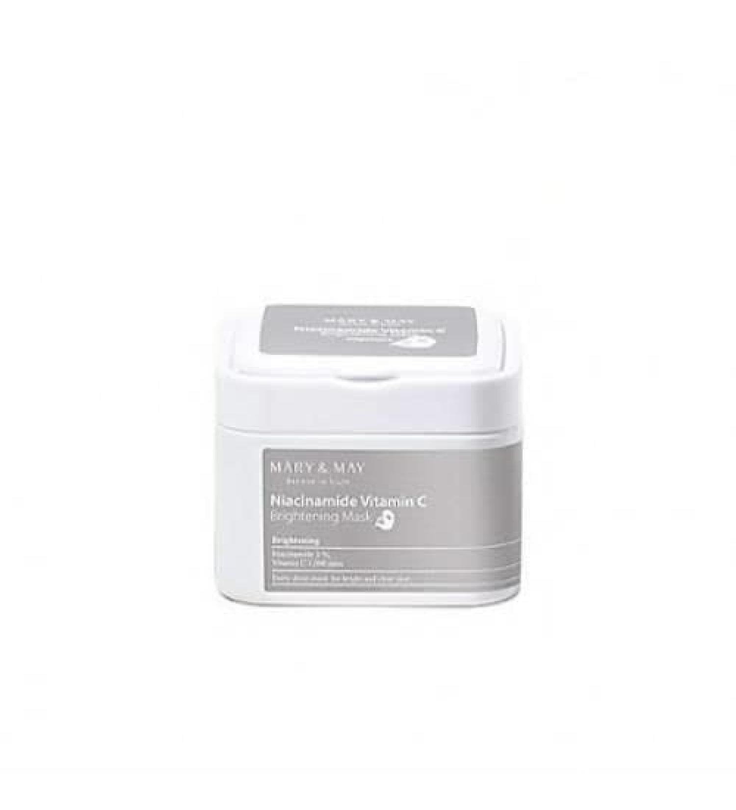 Mary May Niacinamide Vitamin C Brightening Mask - 30 Sheets for Radiant Skin | International Shipping Available - Buy Online on GoSupps.com