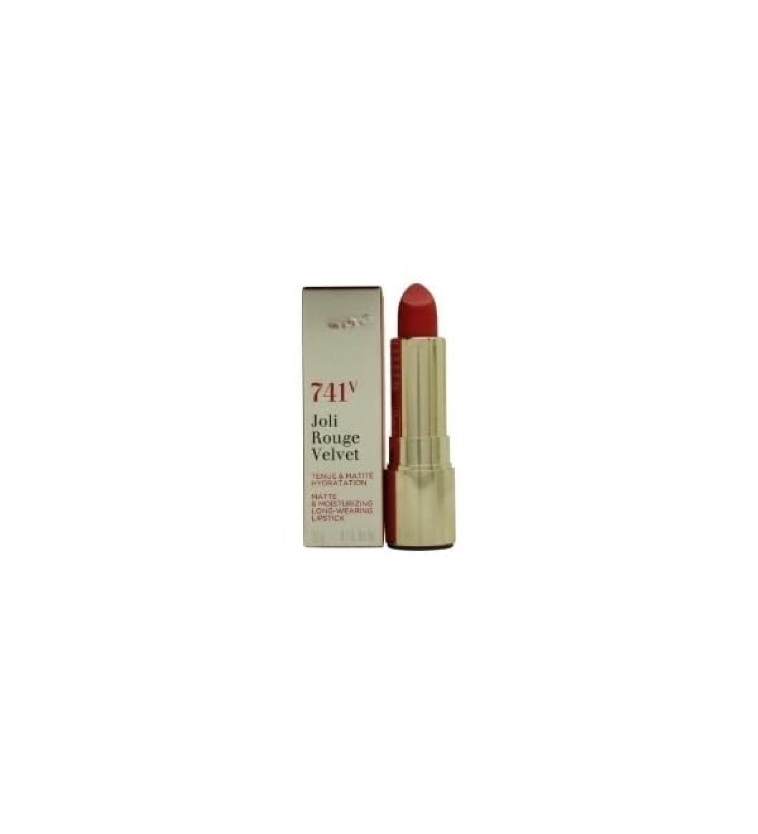 Joli Rouge Velvet 741v Matte Lipstick Orange Red 3.5g