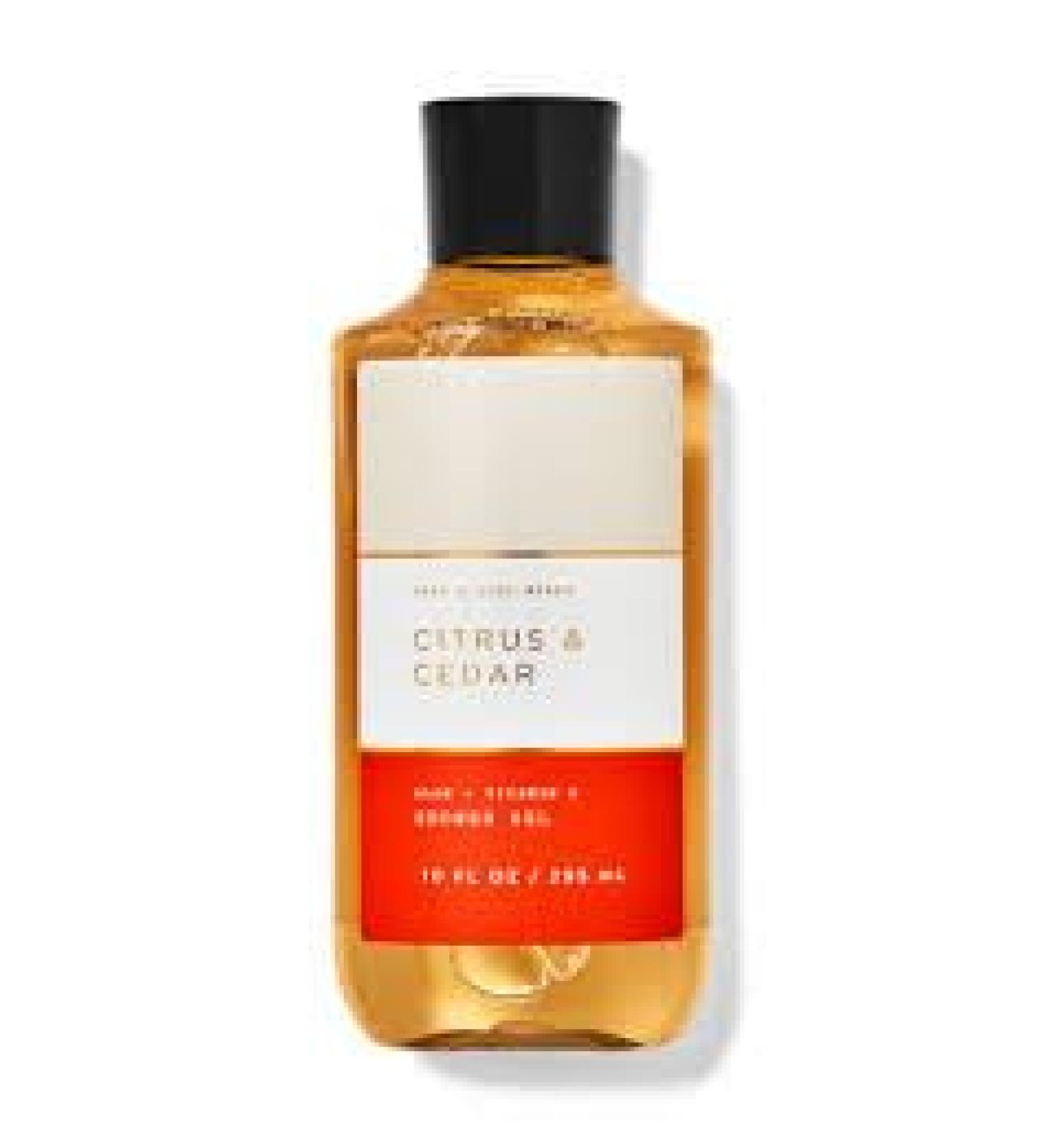 Men's Collection Citrus & Cedar Alon+vitamin E shower gel10fl.Oz
