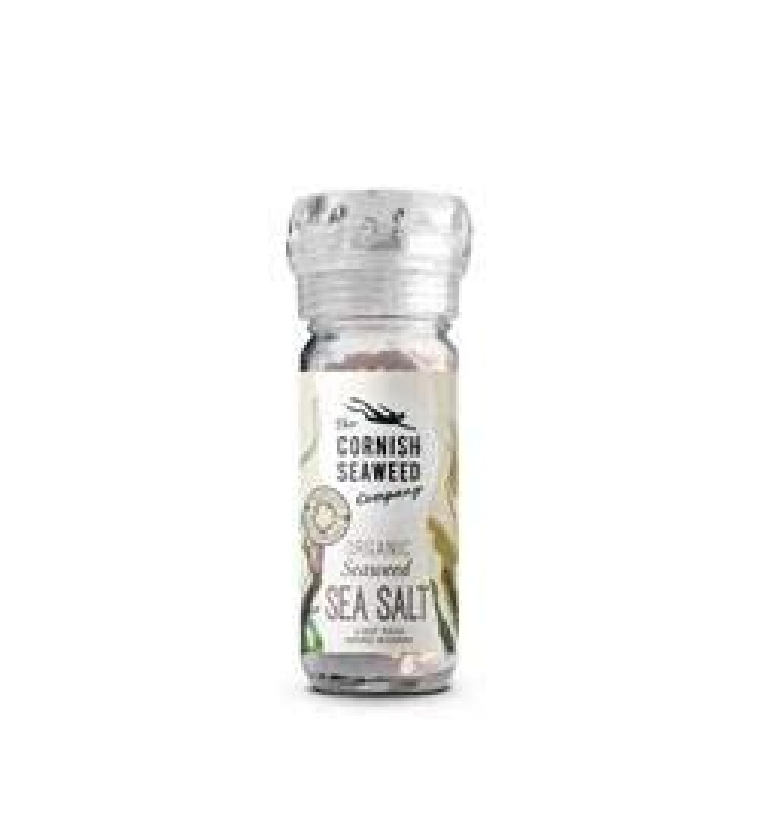 100% Organic Seaweed Sea Salt by The Cornish Seaweed Company | 100g Shaker | hand harvested | 100% Organic Cornish Seaweed