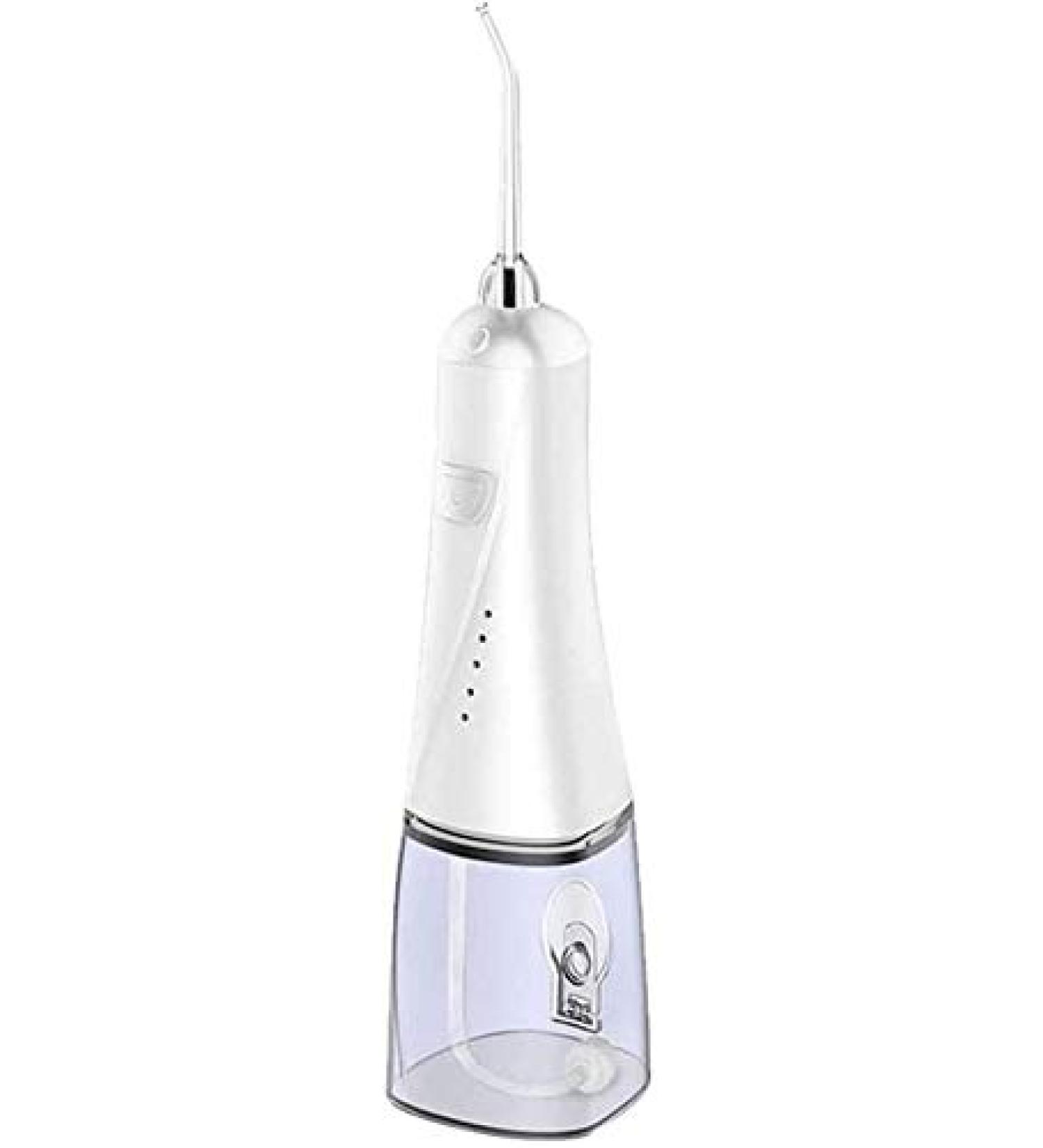 KouRy 400ml Portable Water Flosser - USB Rechargeable IPX7 Waterproof 5 Modes - Ideal Dental Oral Irrigator for Home & Travel (White - Buy Online on GoSupps.com