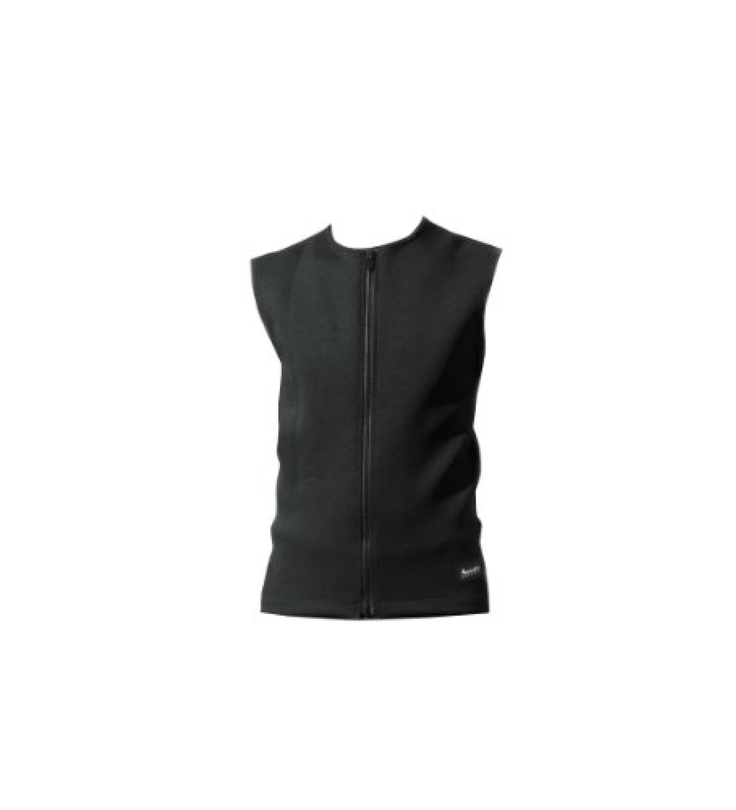 Aeroskin 1mm Neoprene Men's Vest with Front Zip Medium Black