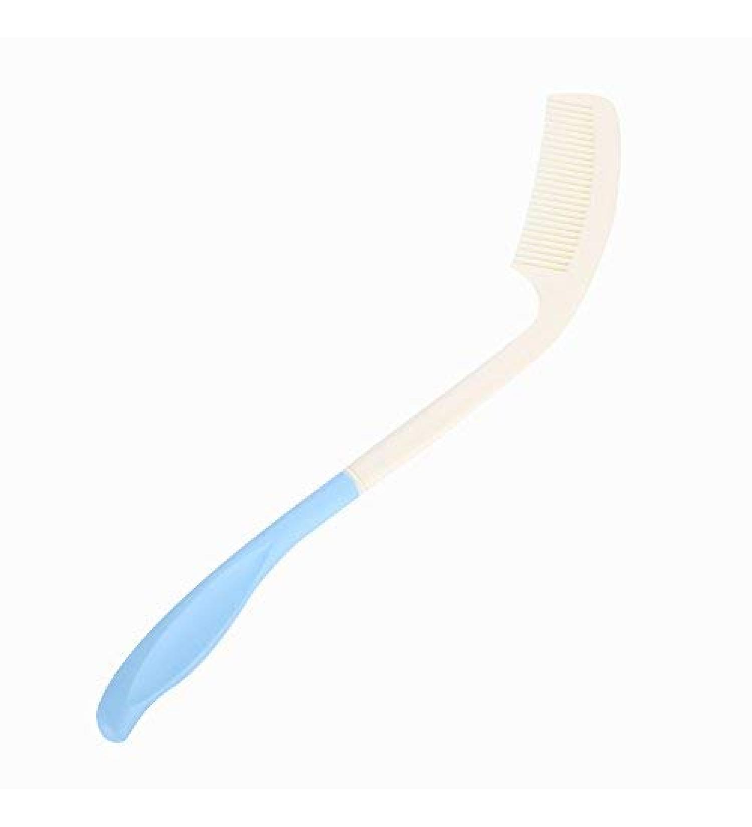 Long Handle Soft Comb | Anti-Slip Hair Brush for All Ages | Ideal for Adults Children & Seniors - Buy Online on GoSupps.com