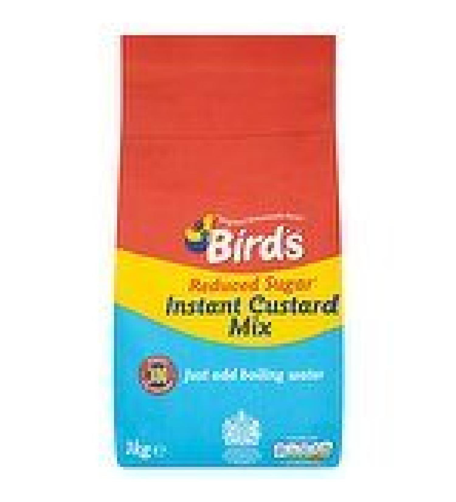 BIRD'S REDUCED SUGAR INSTANT CUSTARD MIX 3KG (300 PORTIONS)