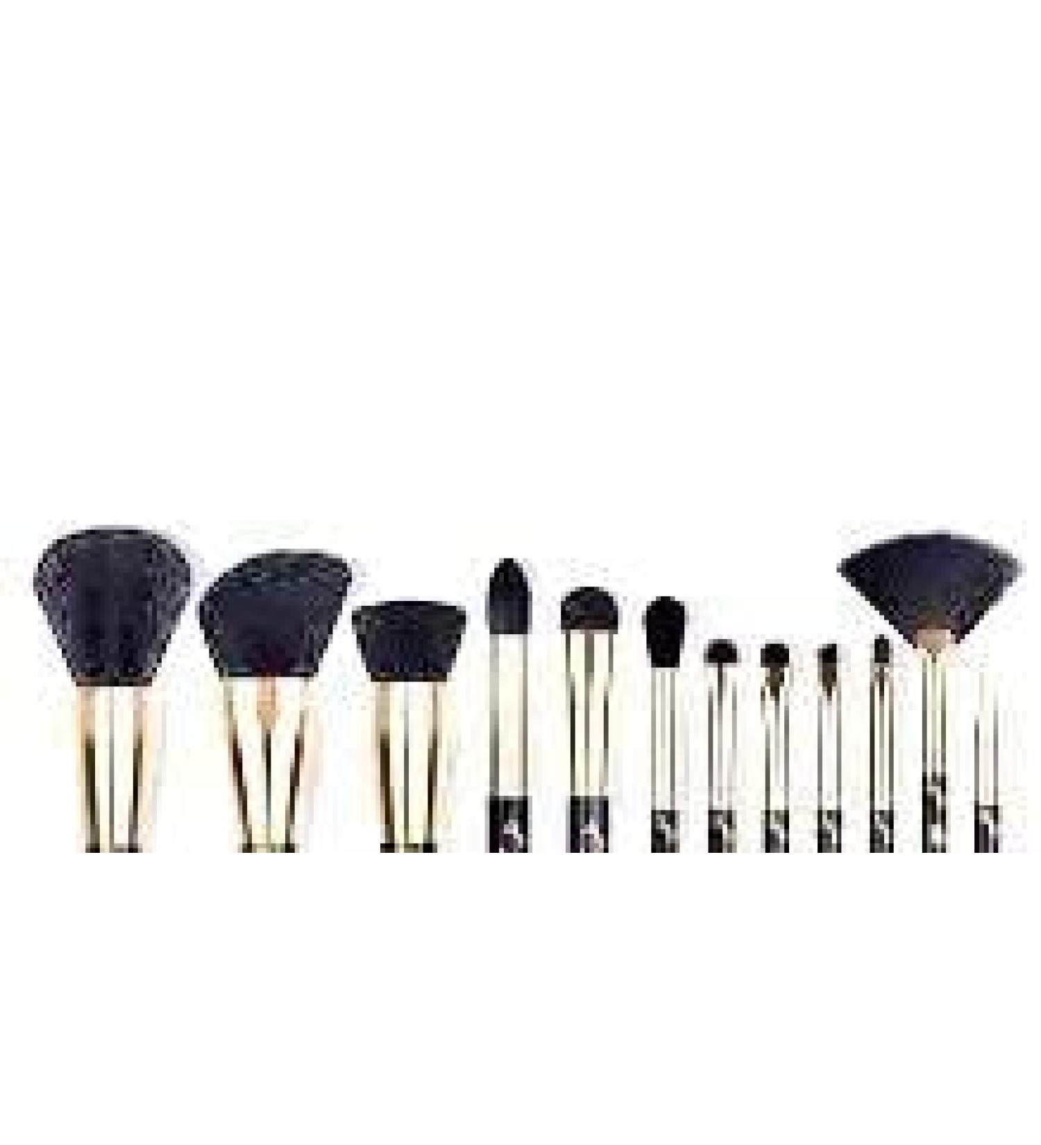 10pc Synthetic Makeup Brush Set - Premium Quality in Black or White | International Shipping Available - Buy Online on GoSupps.com