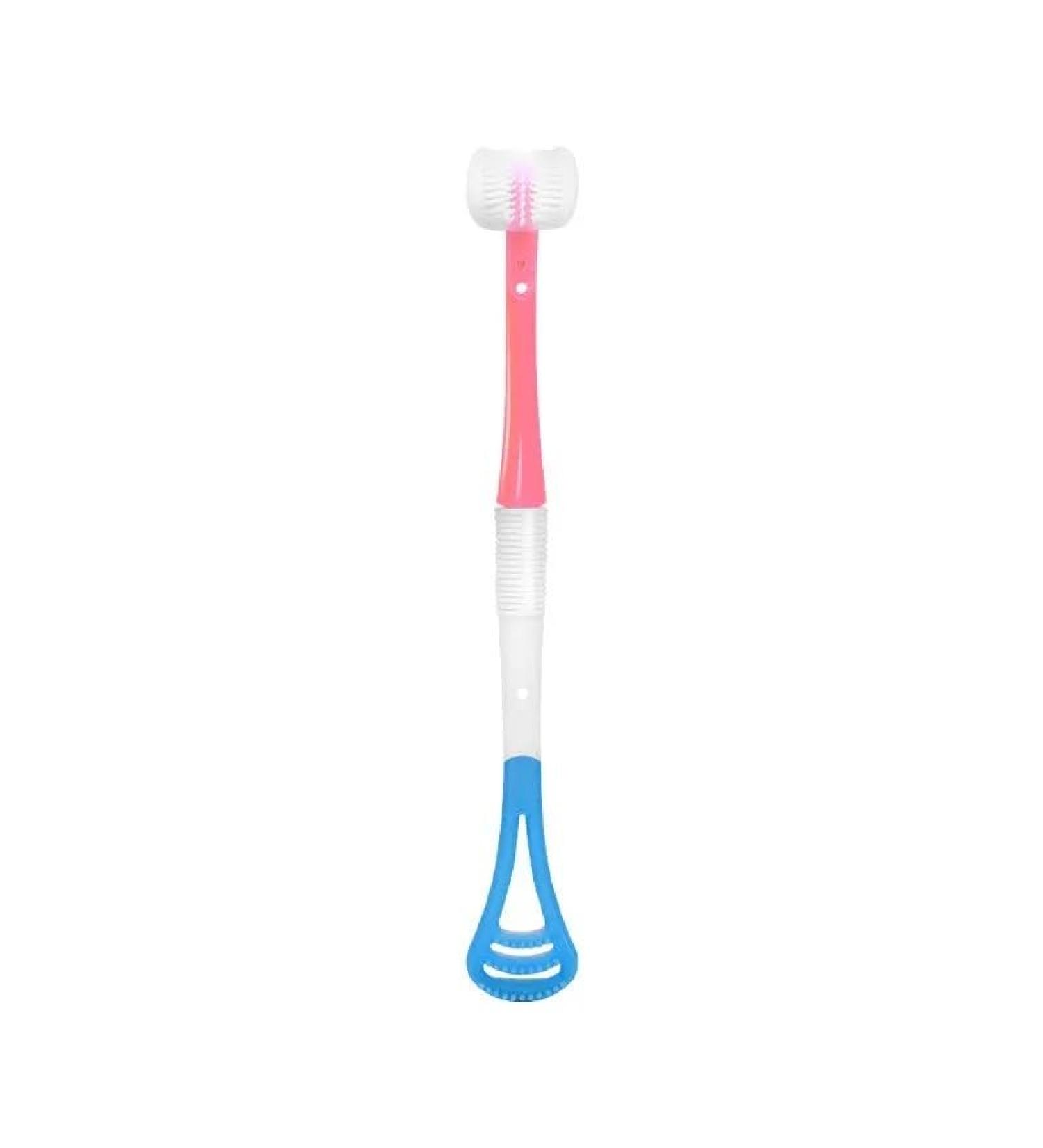 AD-BCrbgen Silicone 3-Sided Toothbrush - Safe Oral Care & Dental Cleaner | International Shipping - Buy Online on GoSupps.com