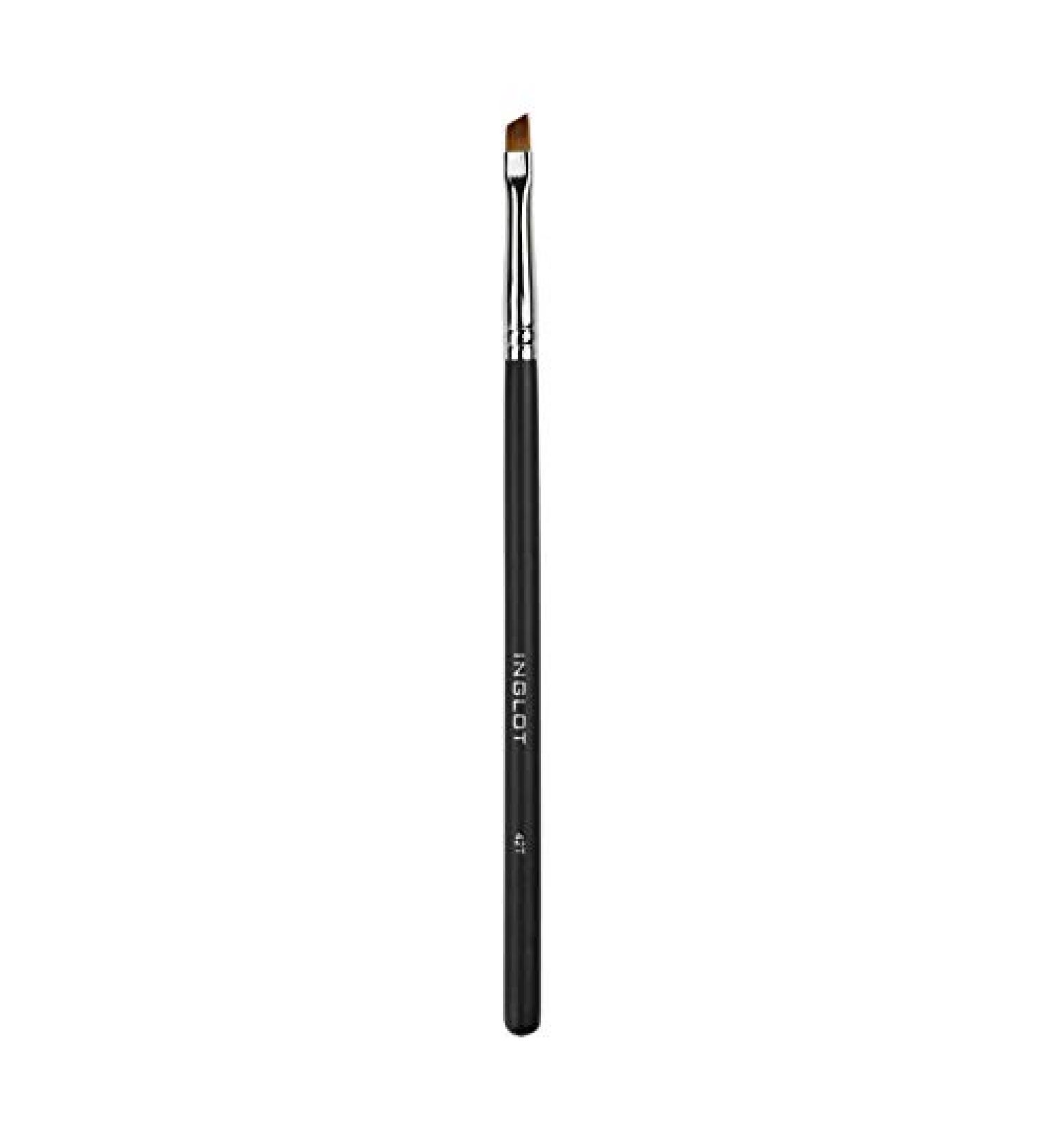 Inlot Makeup Brush for Eyeliner & Browliner - Perfect for Creamy Eyeliner & Eyebrow Products - Black & Silver 42T - Buy Online on GoSupps.com